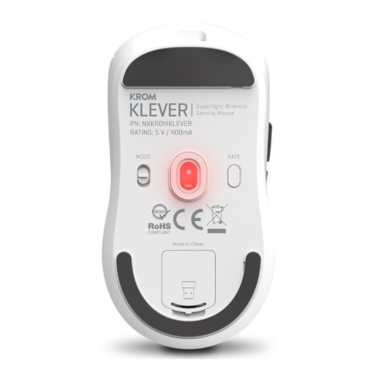Krom Klever · Ratón Gaming Inalámbrico · 10000 DPI