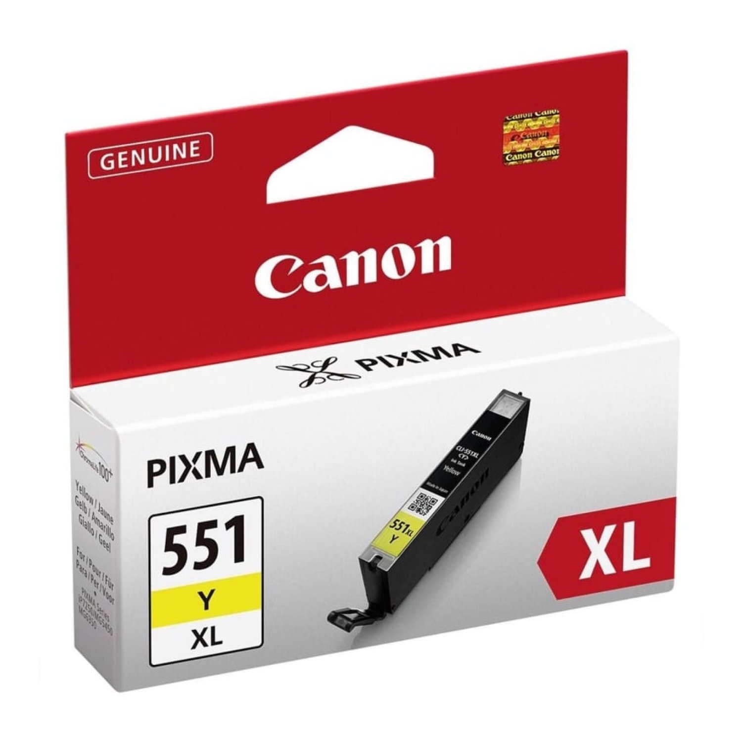 Cartucho de Tinta Original Canon CLI-551Y XL Alta Capacidad/ Amarillo