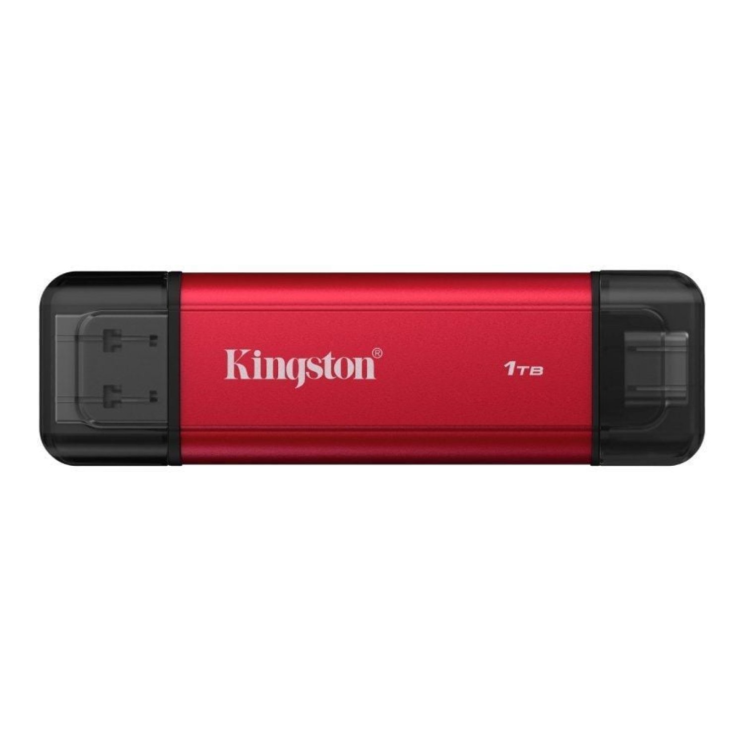Kingston Dual Portable SSD · 1TB · USB 3.2 · USB Tipo-C · Rojo