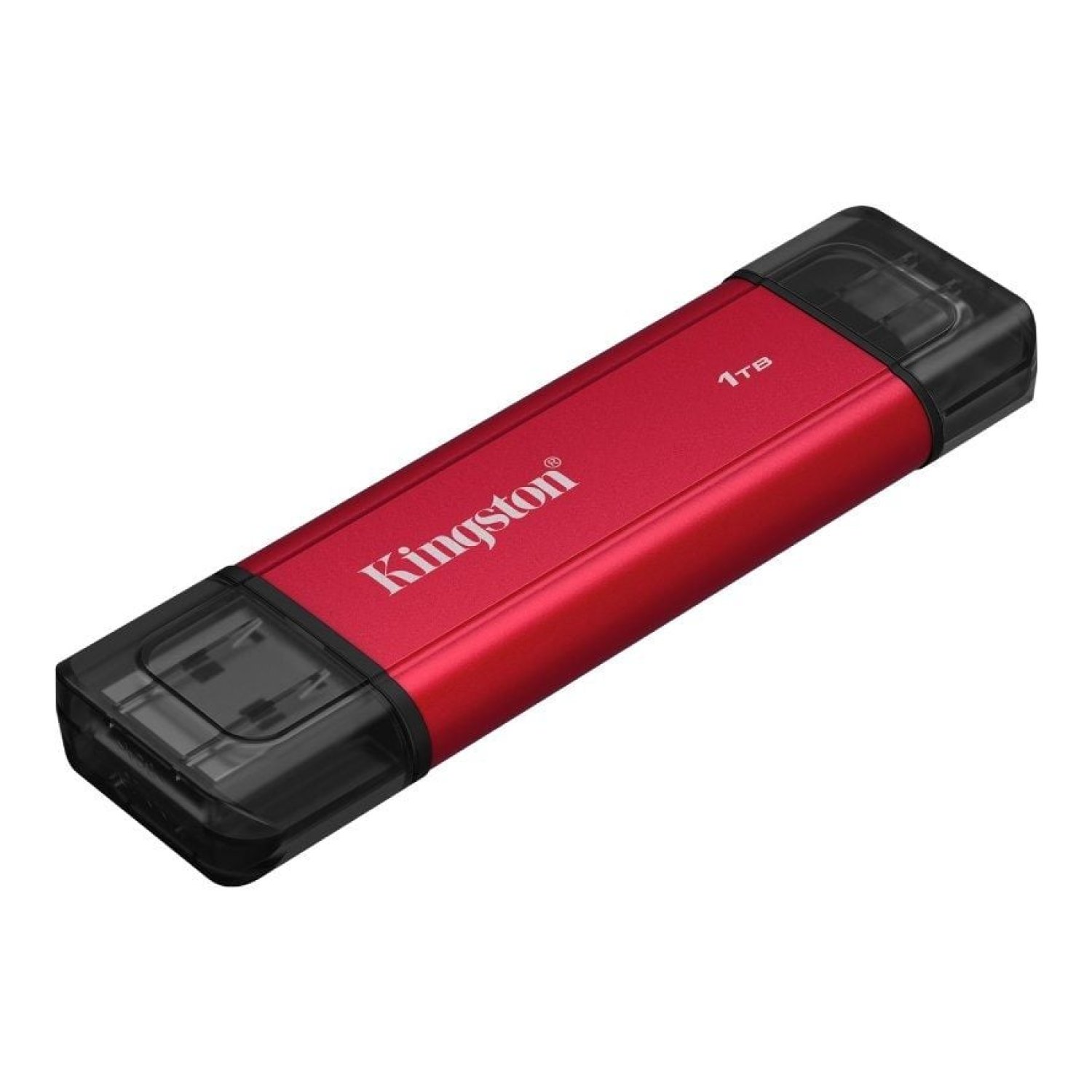 Kingston Dual Portable SSD · 1TB · USB 3.2 · USB Tipo-C · Rojo