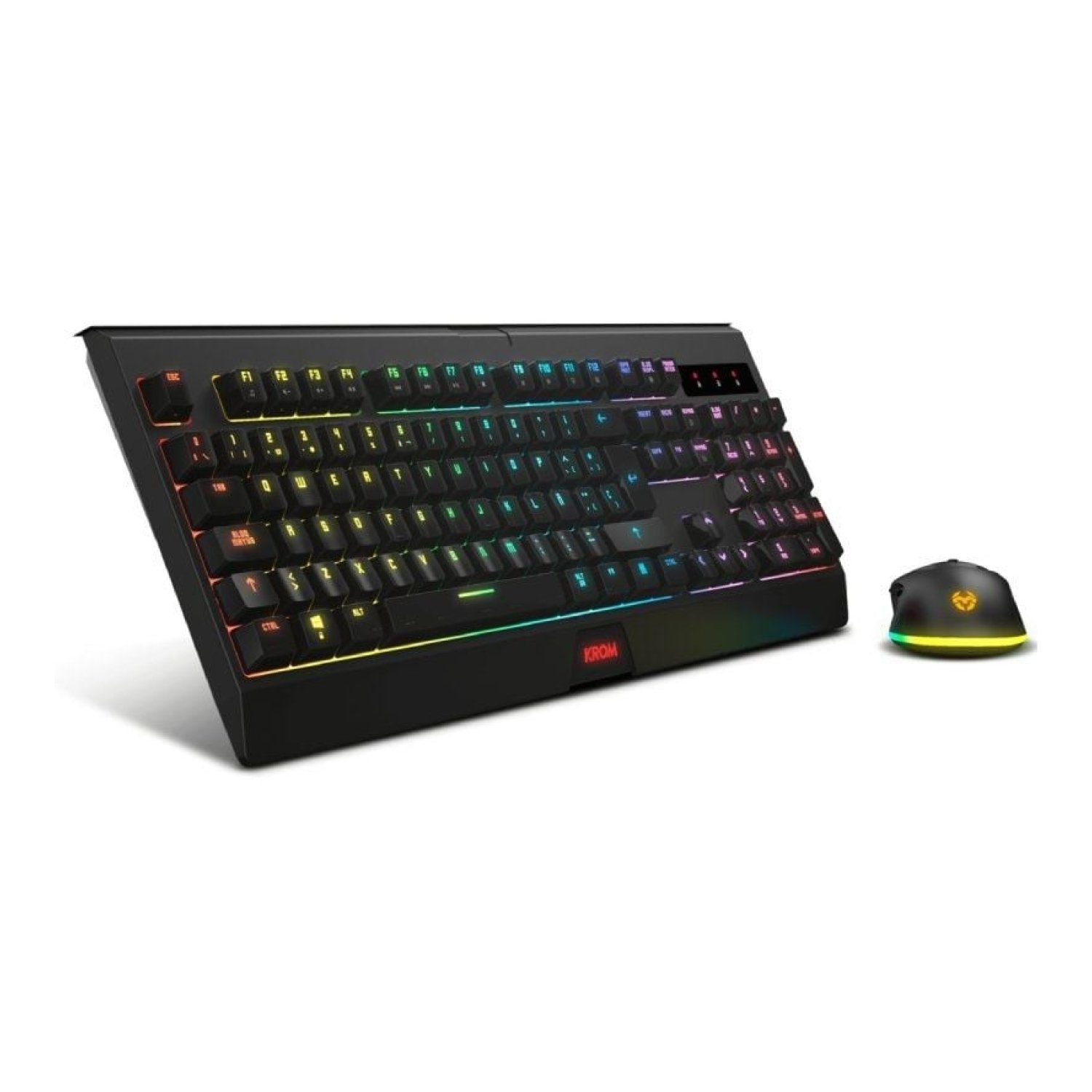 Krom Kabala · Pack Gaming · Teclado + Ratón Inalámbricos