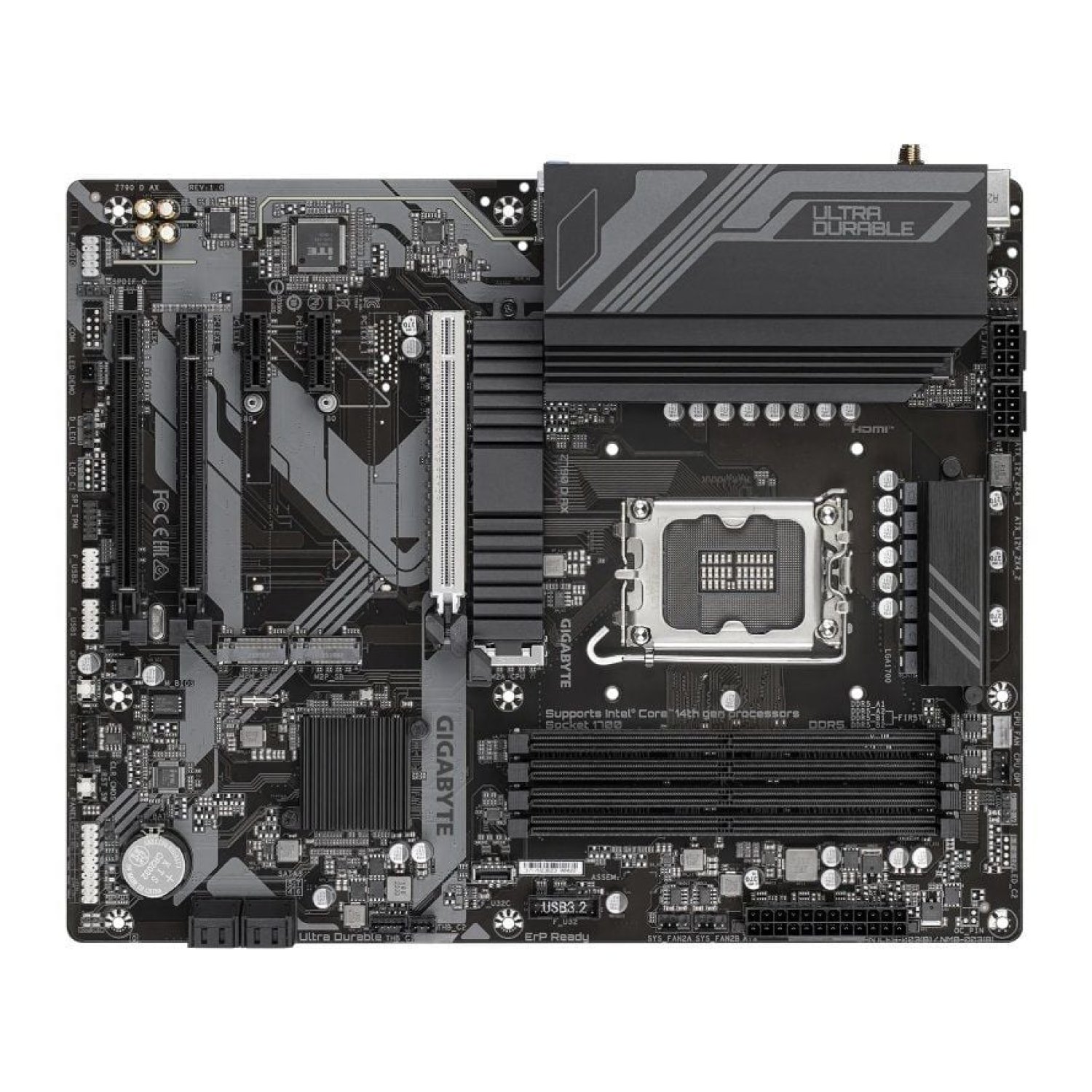 Gigabyte Z790-D AX · Socket 1700 · DDR5 · PCIe 4.0