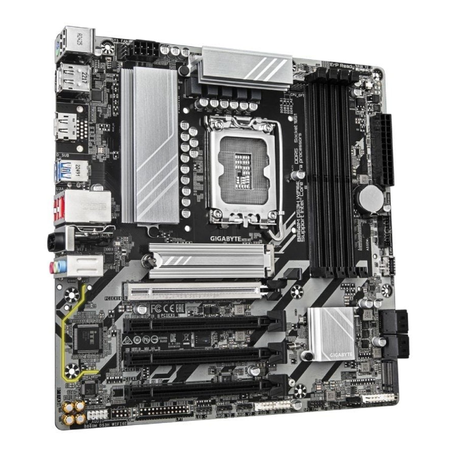 Gigabyte B860M DS3H · Placa Base Micro ATX · Socket 1851 · DDR5 · WiFi 6E · PCIe 5.0