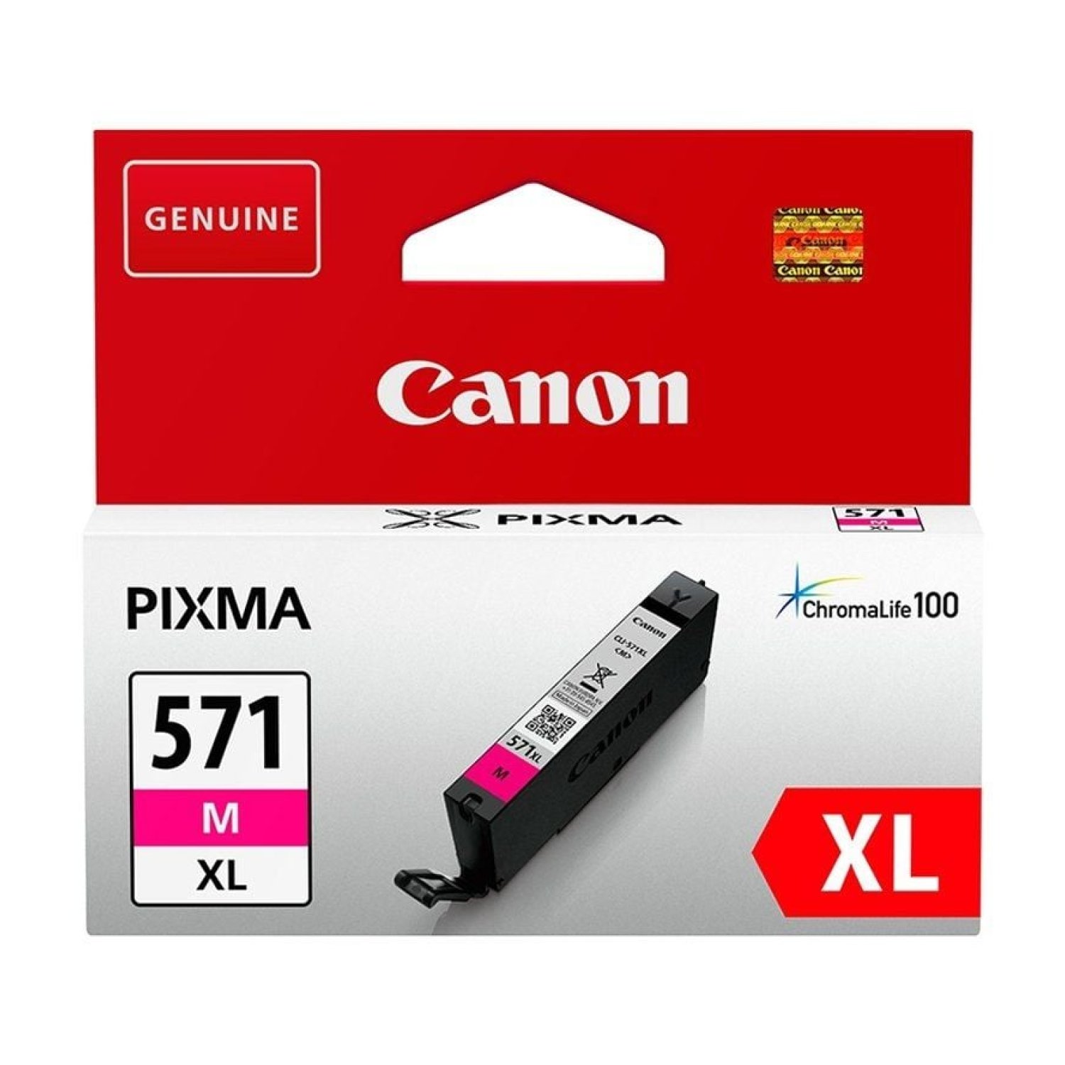 Canon CLI-571MXL · Cartucho Tinta Original · Magenta Alta Capacidad