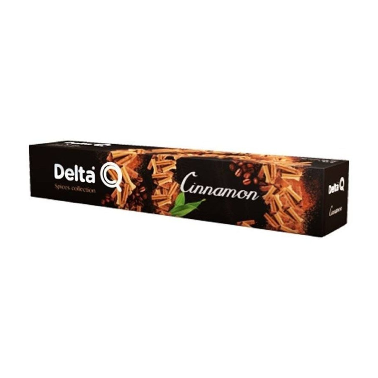 Delta · Cápsulas de Café Cinnamon · Compatibles Delta · Caja de 10 unidades