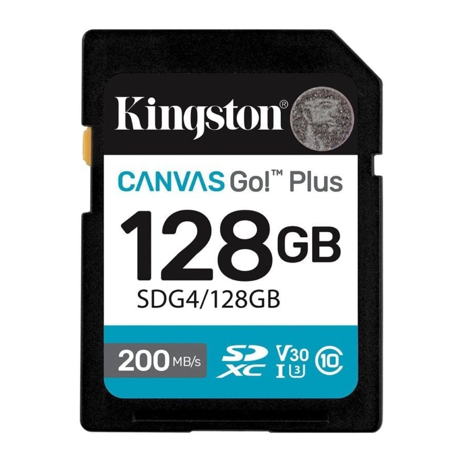 Kingston Canvas Go! Plus · 128GB · SDXC · Clase 10 · 200MB/s