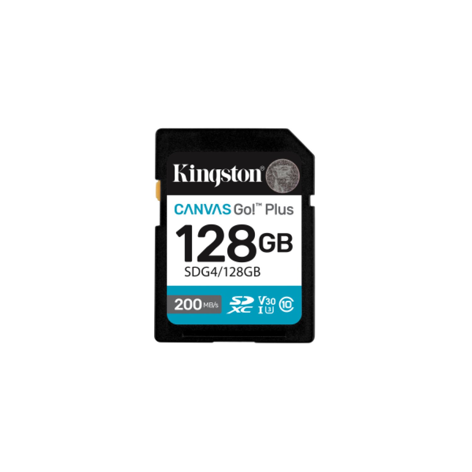 Kingston Canvas Go! Plus · 128GB · SDXC · Clase 10 · 200MB/s