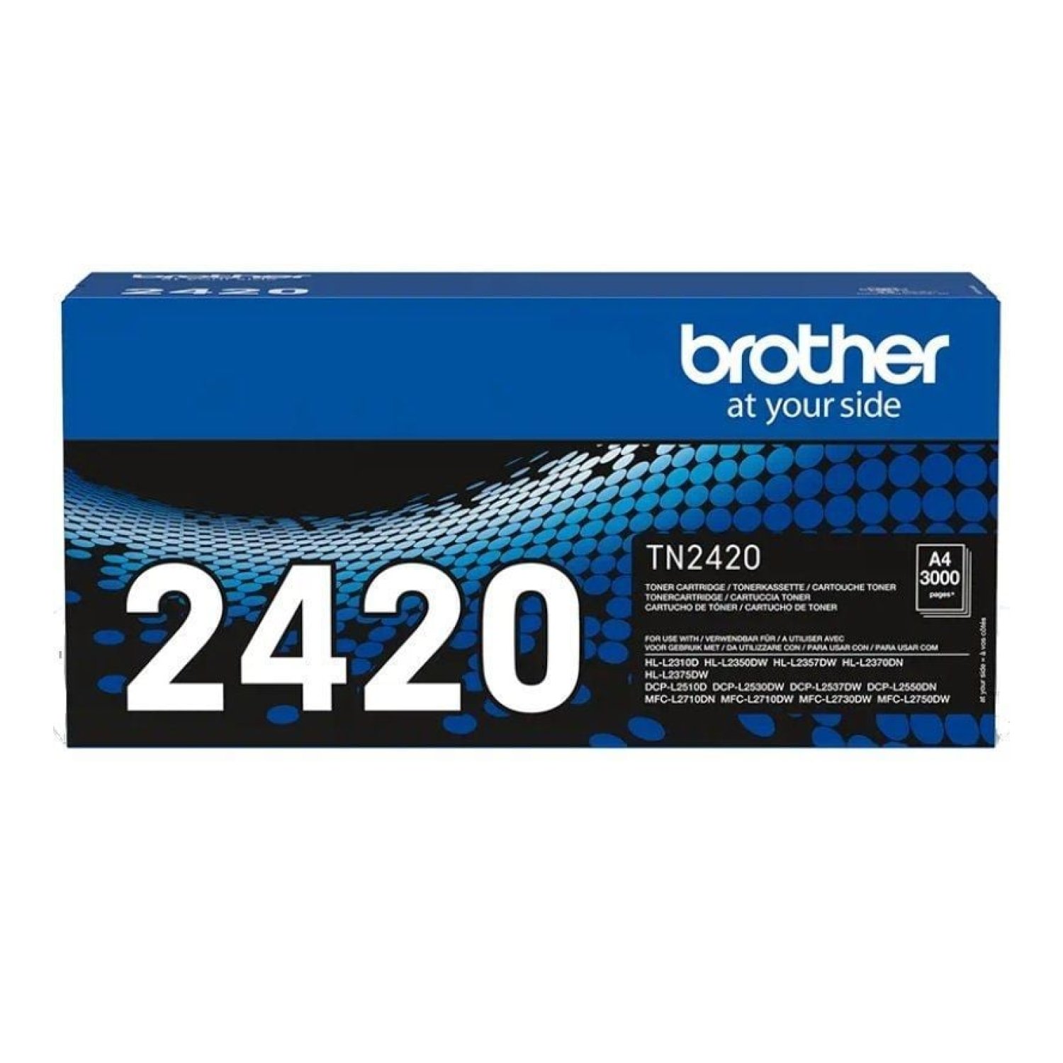 Brother TN-2420 · Tóner Original · Alta Capacidad · Negro