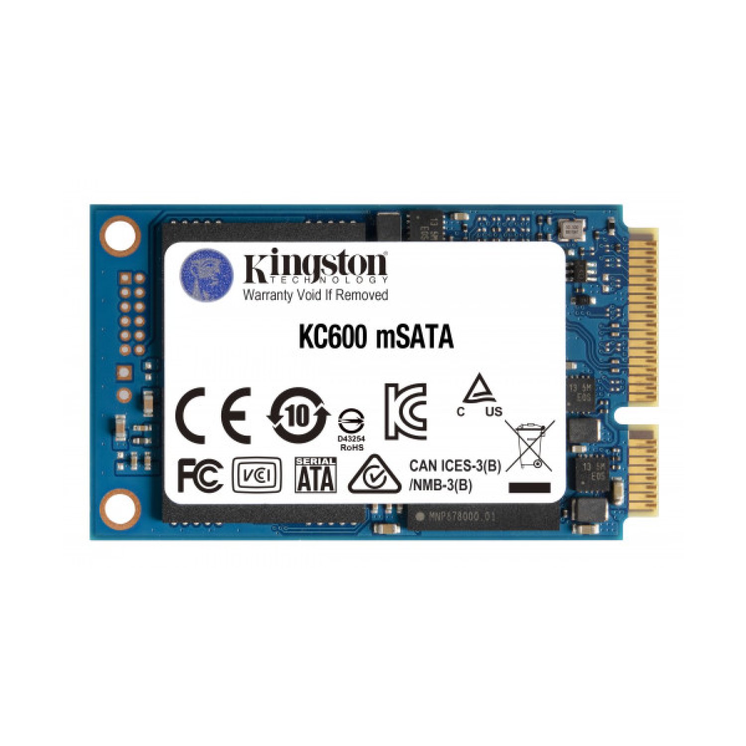 Kingston KC600 · 512GB · mSATA · SSD