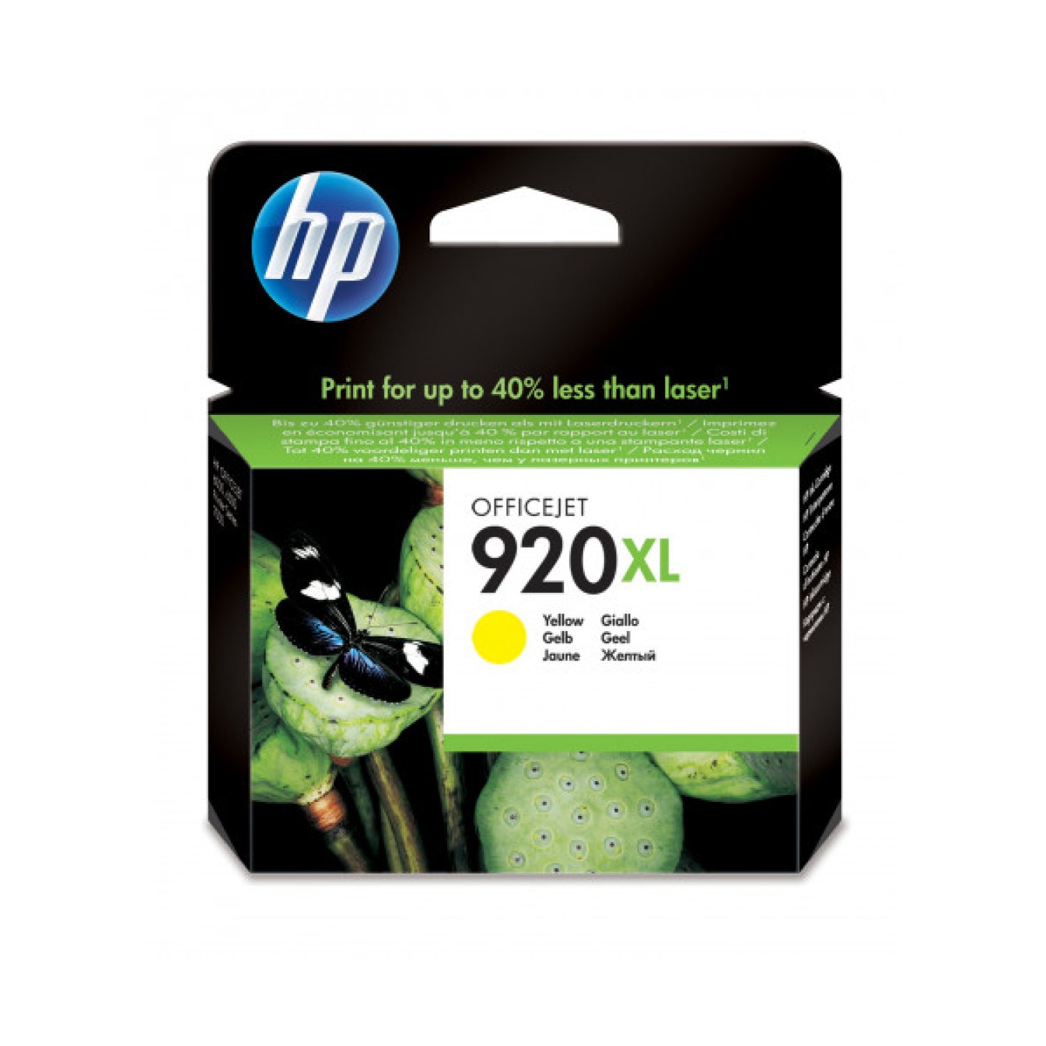 HP Cartucho Tinta 920 XL · Alta Capacidad · Amarillo