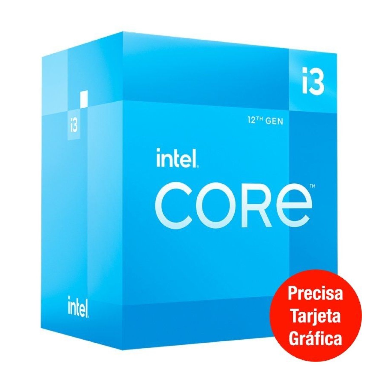 Intel Core i3-12100F · 3,30GHz · Socket 1700 · Sin Gráficos Integrados