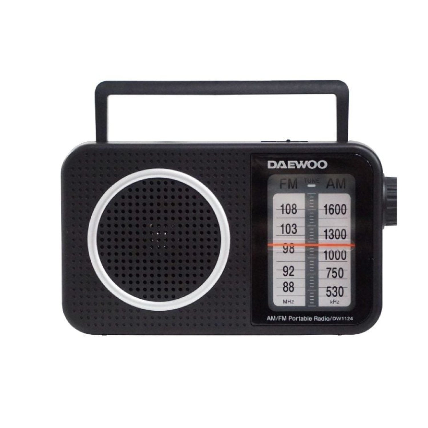 Daewoo DW1124 · Radio Portátil · Negra · CD integrado