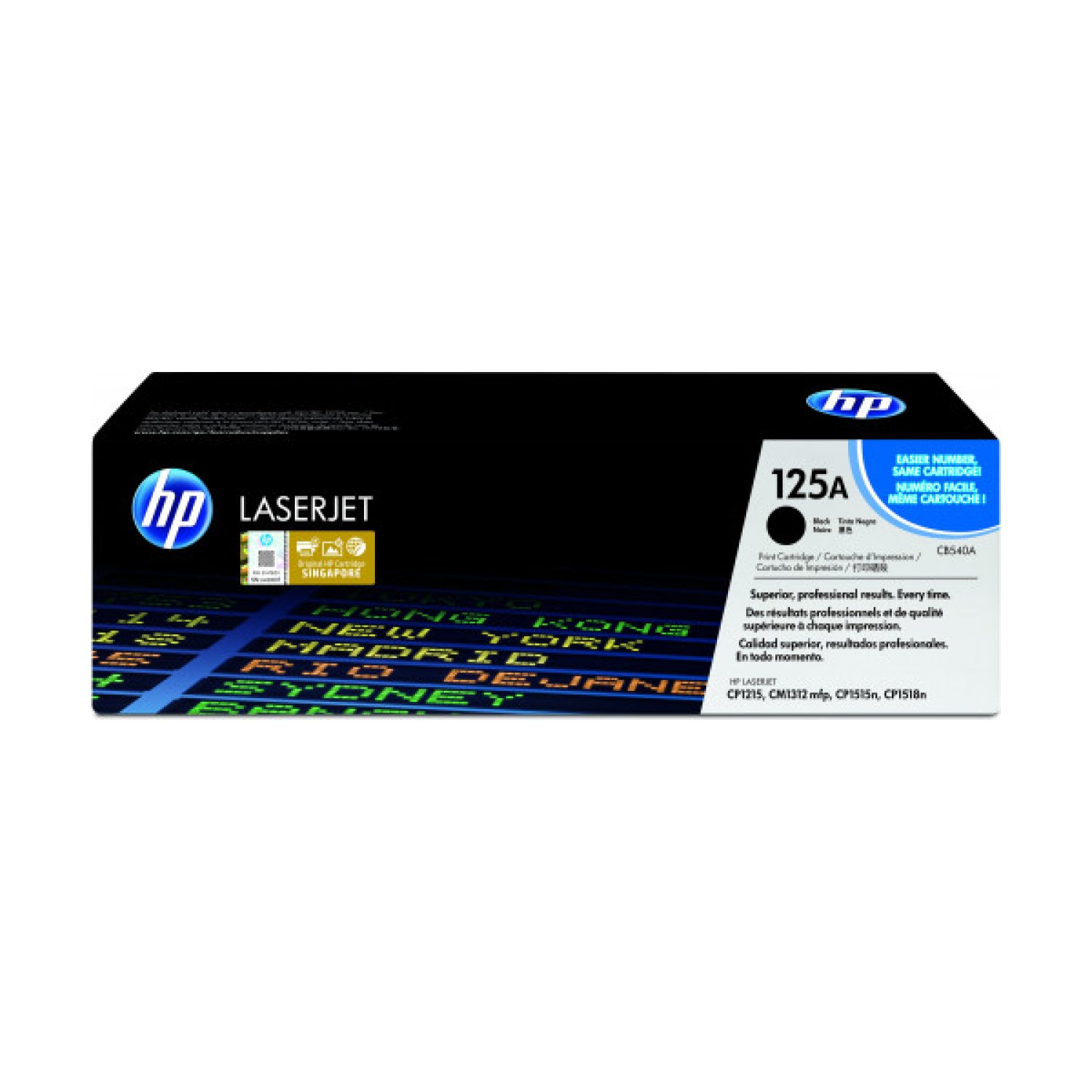 HP Tóner Original 125A · Negro