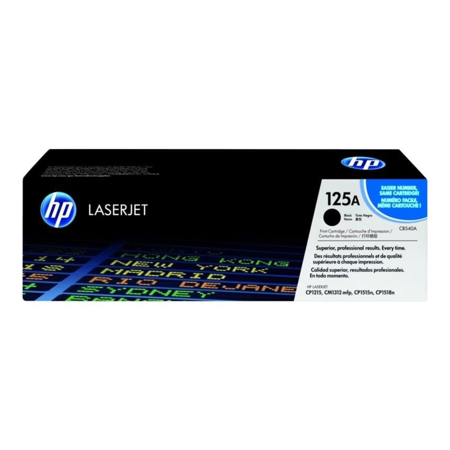 HP Tóner Original 125A · Negro