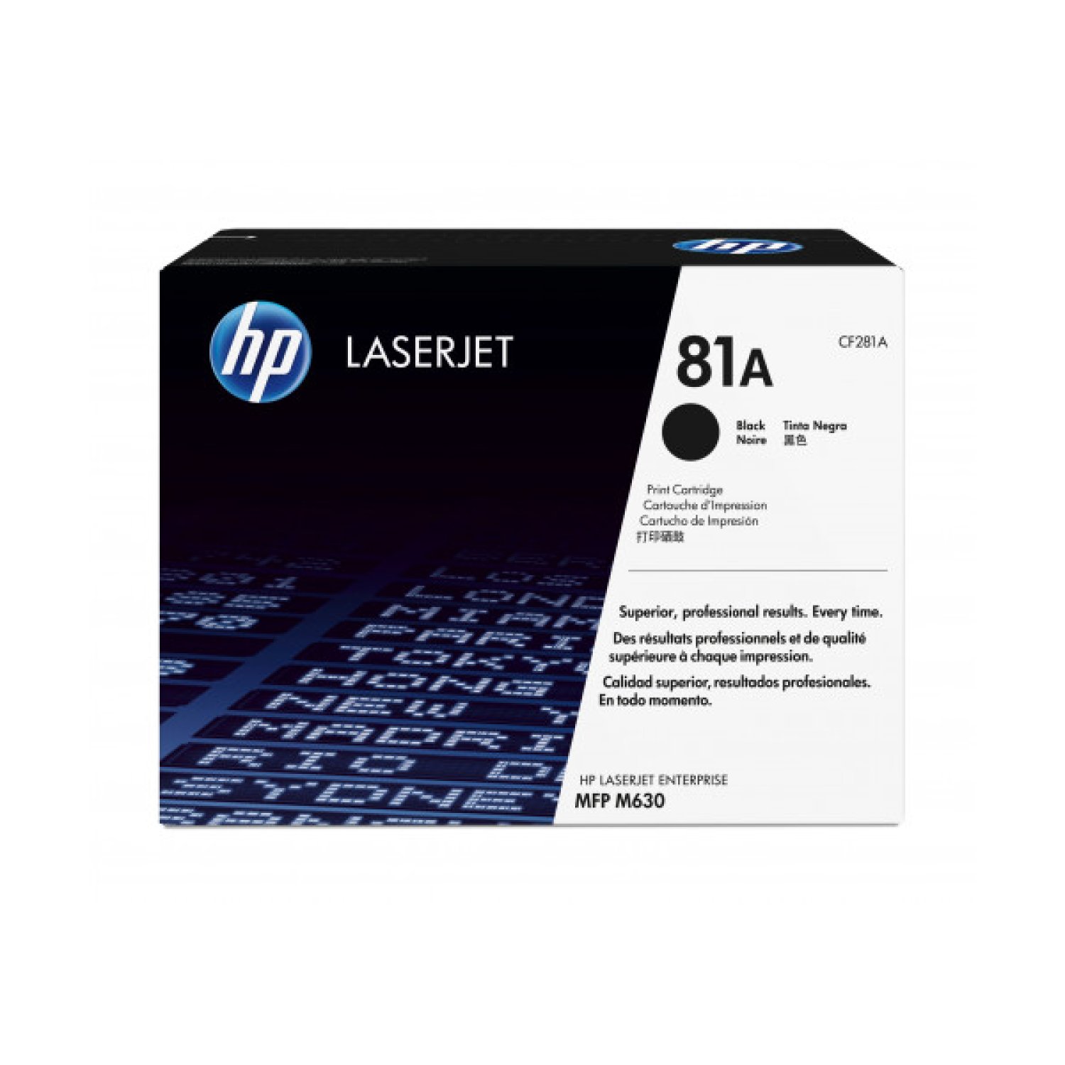 HP Tóner Original nº81A · Negro