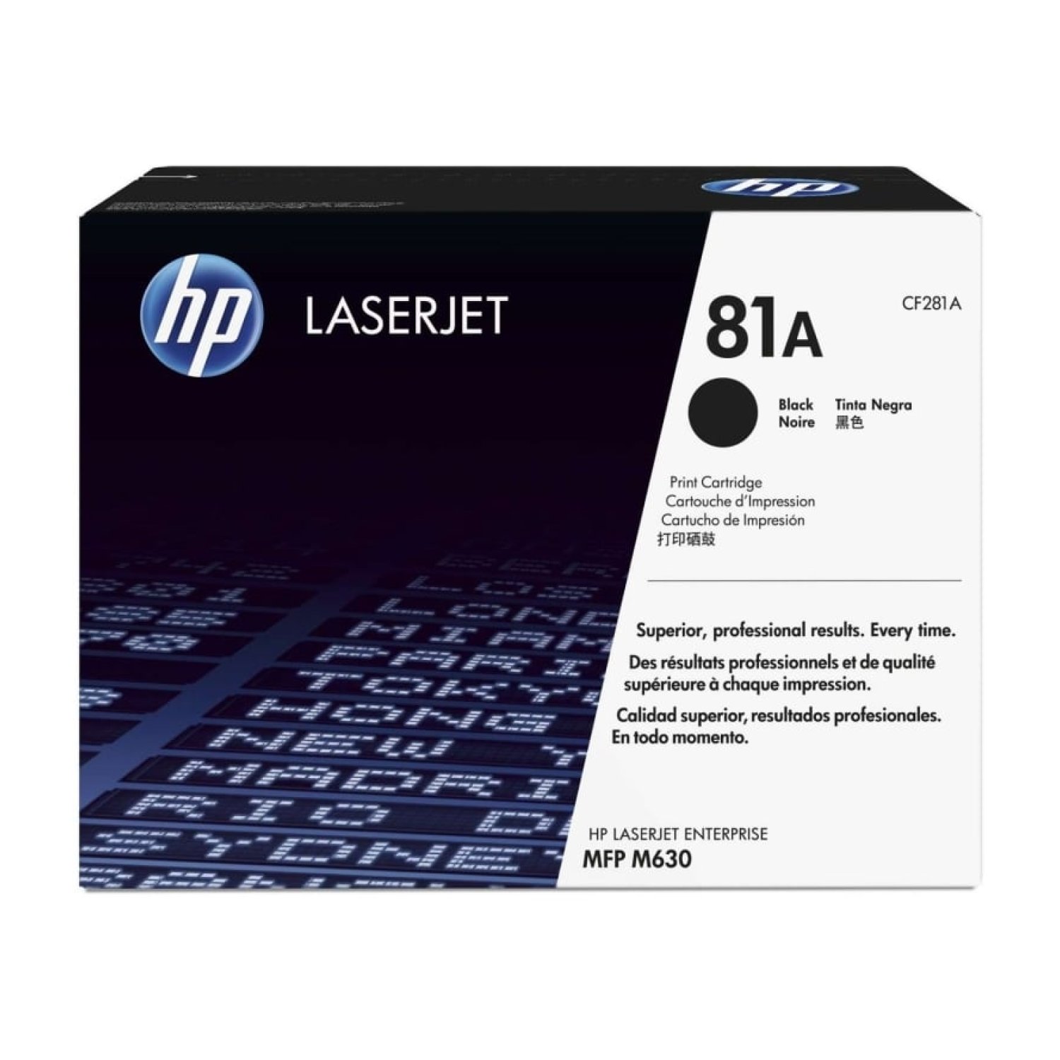HP Tóner Original nº81A · Negro