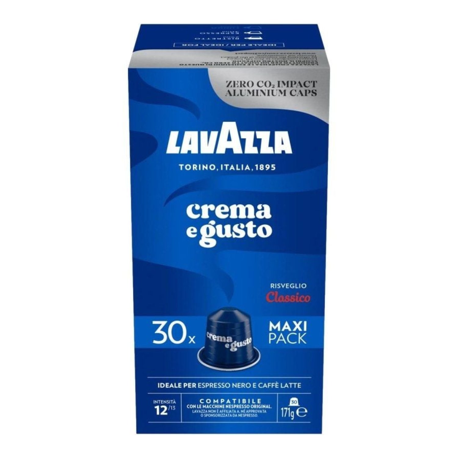 Lavazza Crema e Gusto · Cápsulas Nespresso · Caja 30 unidades