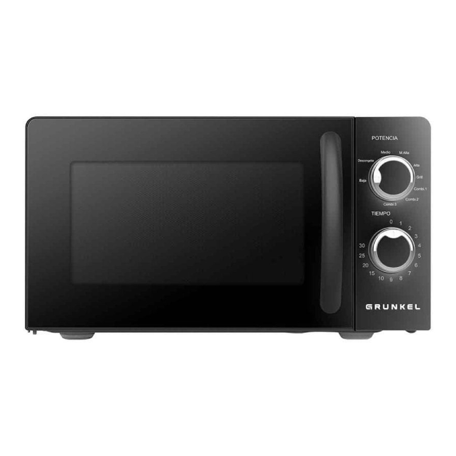 Grunkel MWG-20NG · Microondas 20L · 700W · Función Grill · Negro