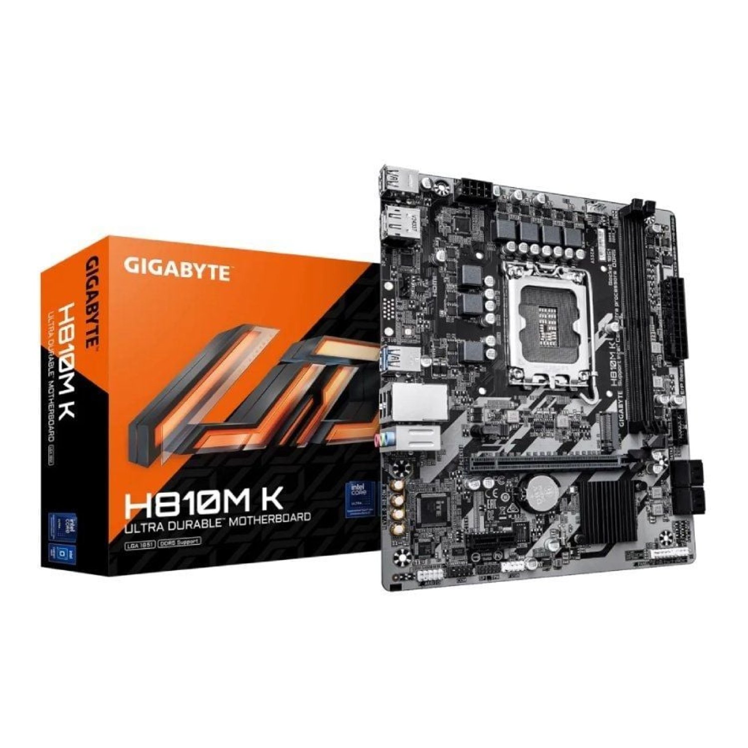 Gigabyte H810M-K · Micro ATX · Socket 1851 · DDR5 · PCIe 4.0