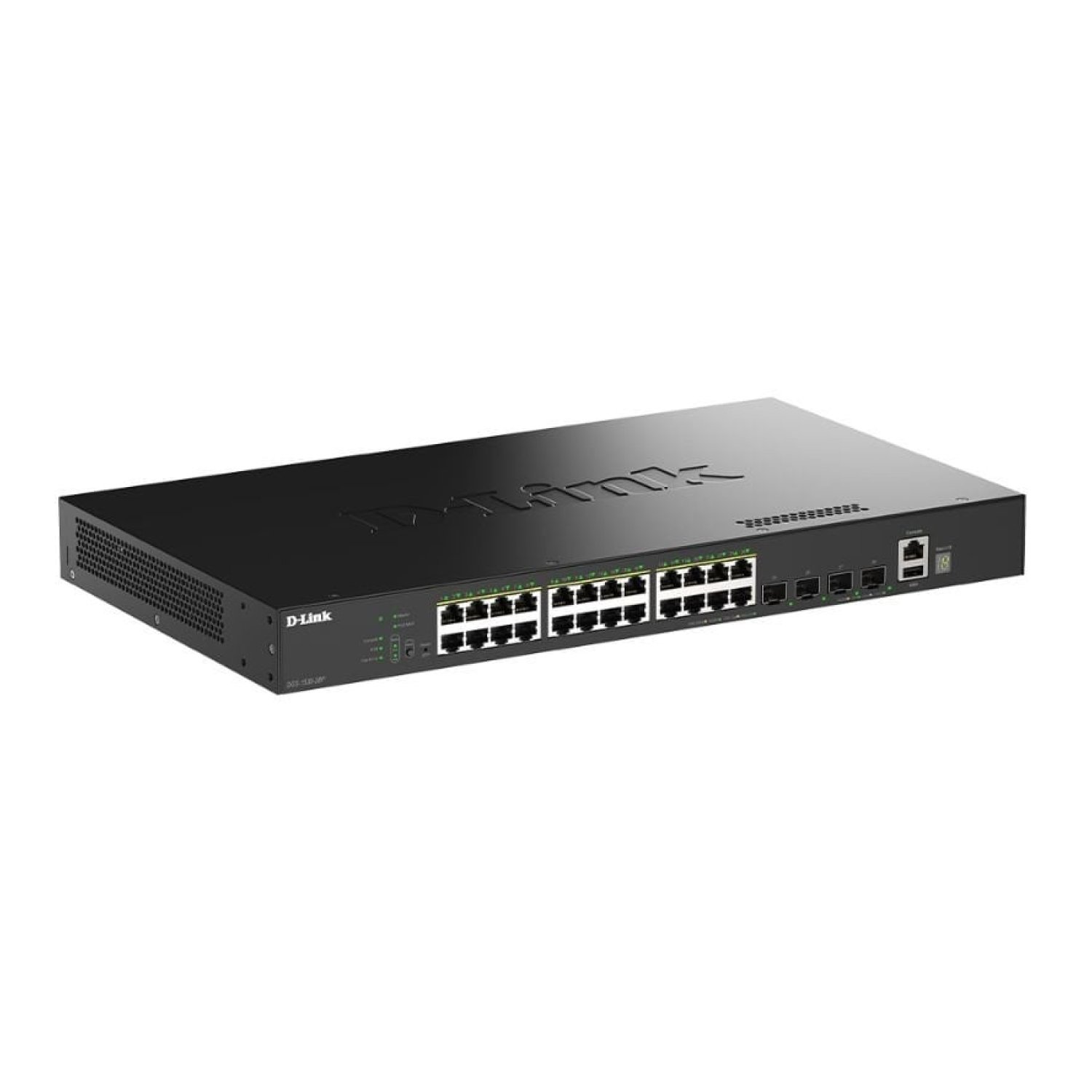 D-Link DGS-1530-28P · Switch Gestionable · 24 Puertos Gigabit · PoE · 4 SFP