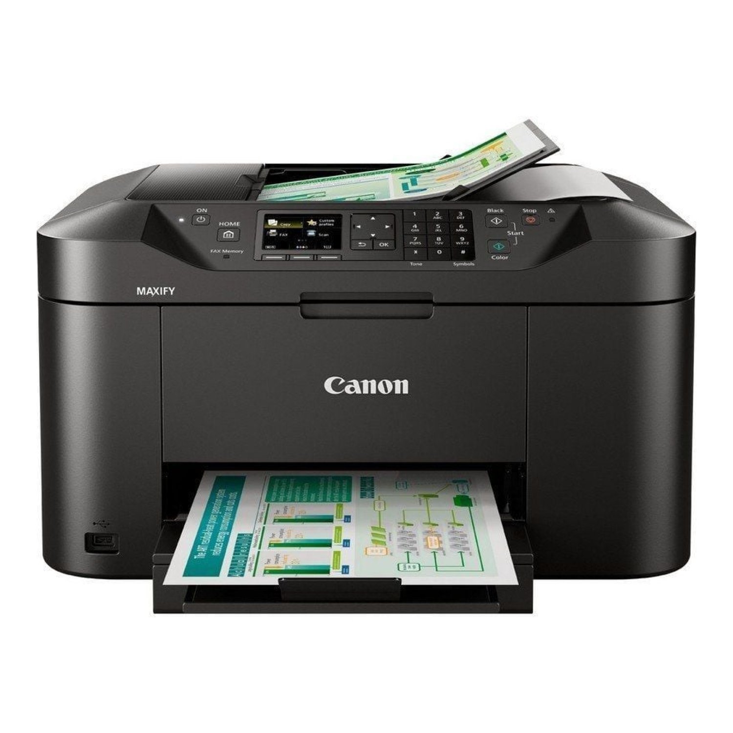 Canon MAXIFY MB2150 · Multifunción WiFi · Fax · Impresión Dúplex · Negra