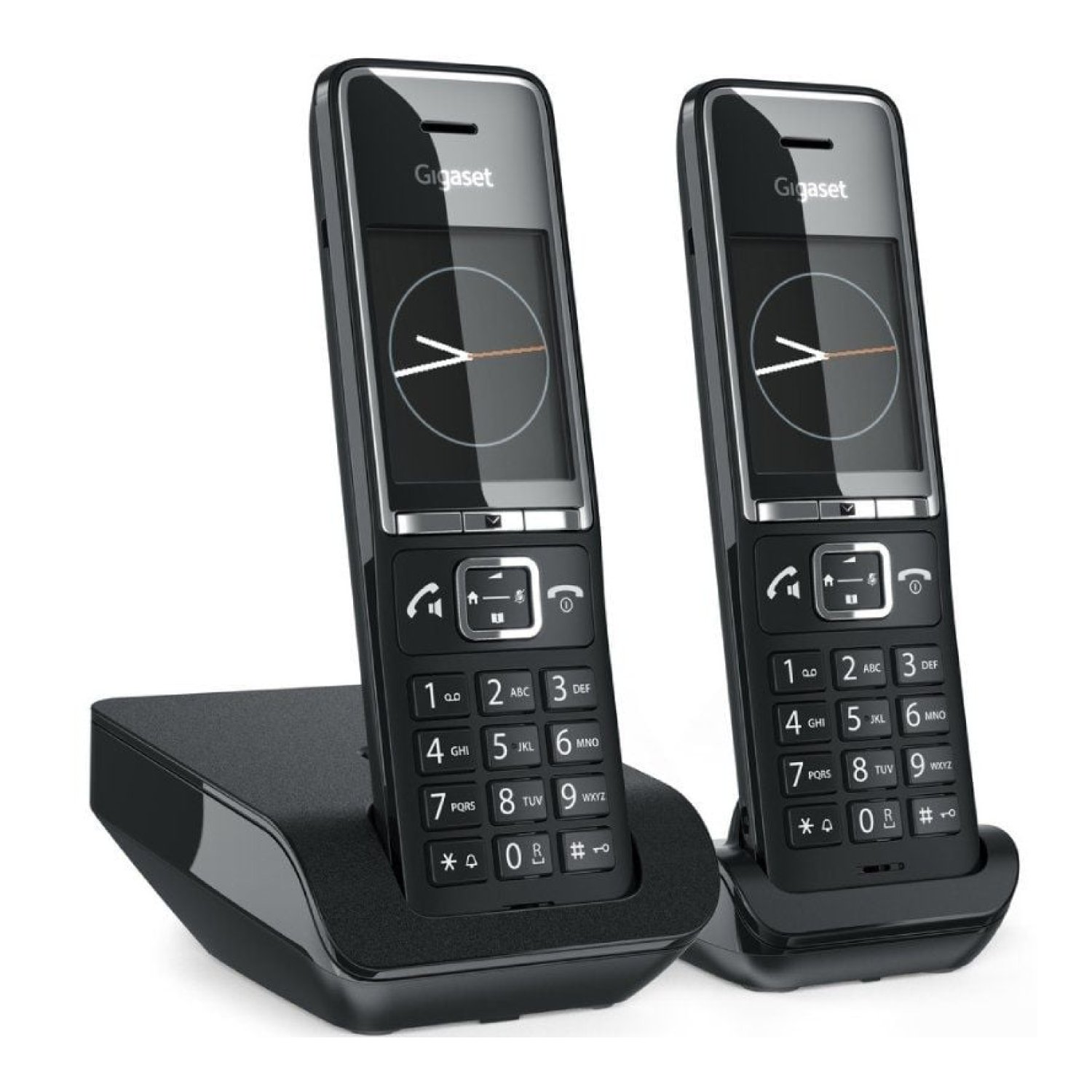 Gigaset Comfort 550 · Teléfono Inalámbrico · Pack DUO · Negro