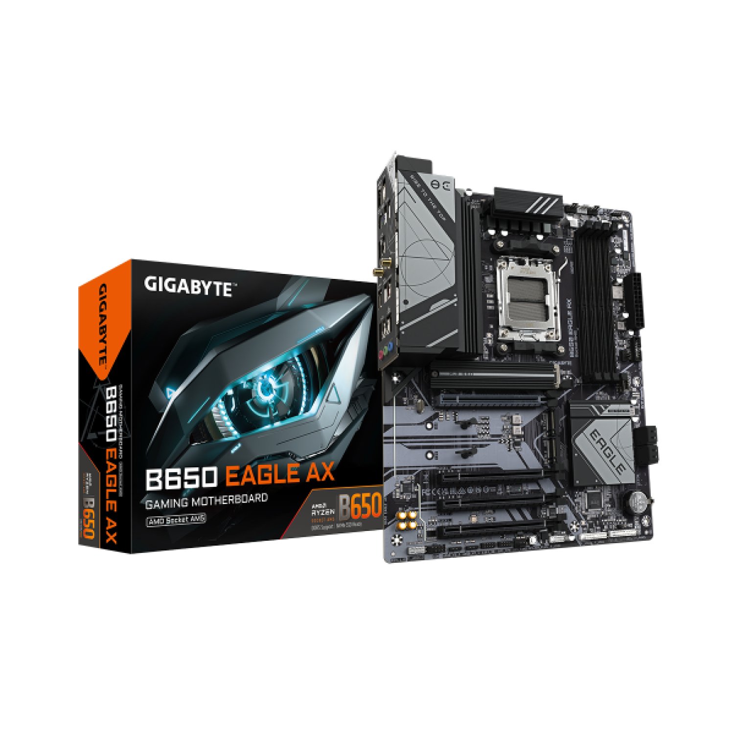 Gigabyte B650 Eagle AX · Socket AM5 · DDR5 · PCIe 5.0