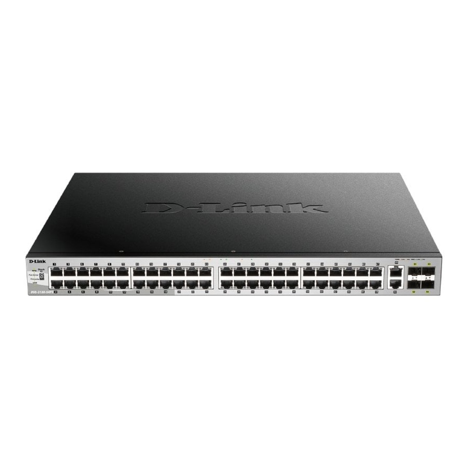 D-Link DGS-3130-54PS · 54 Puertos Gestionable · 10/100/1000 Mbps · SFP · PoE