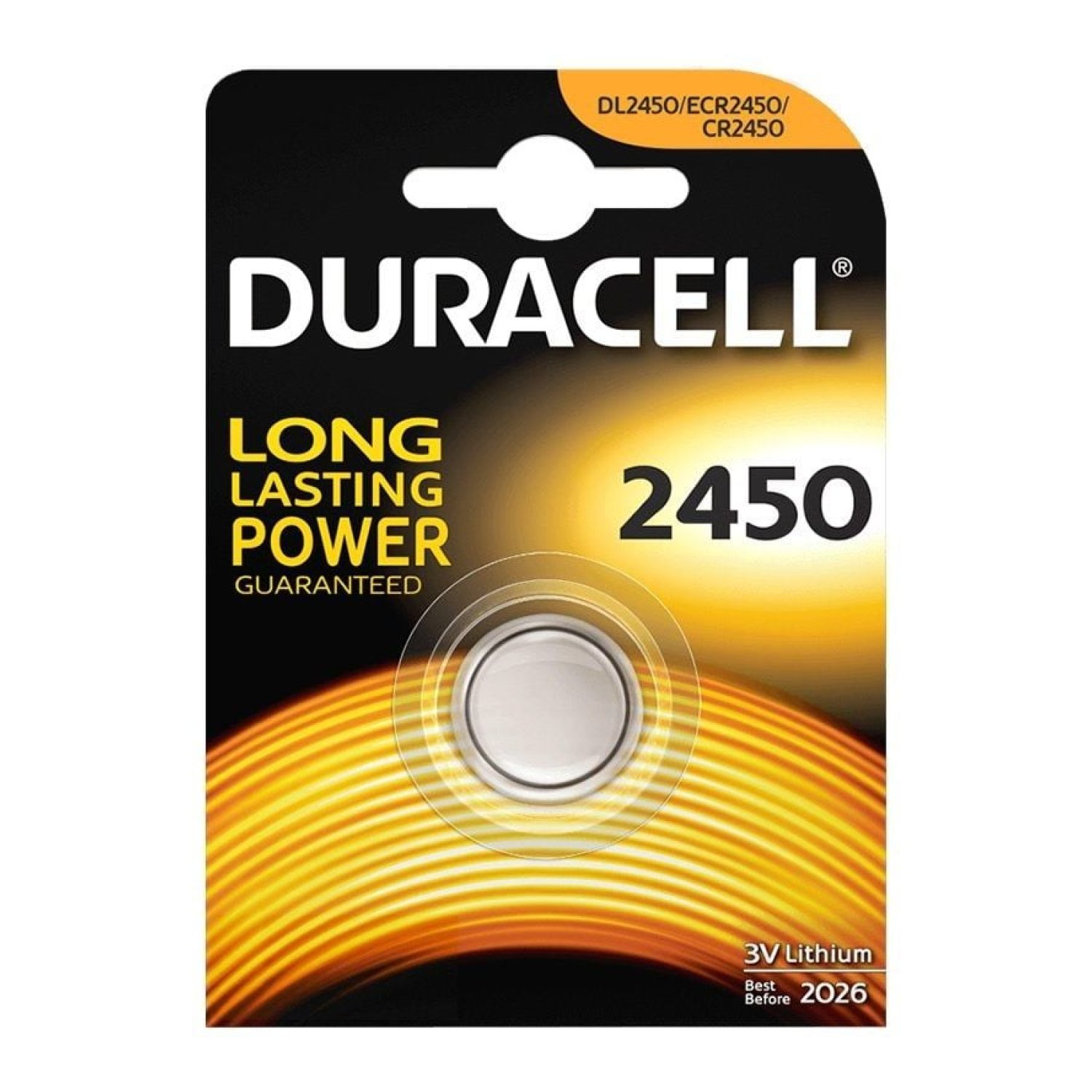Duracell · Pila de Botón CR2450 · 3V