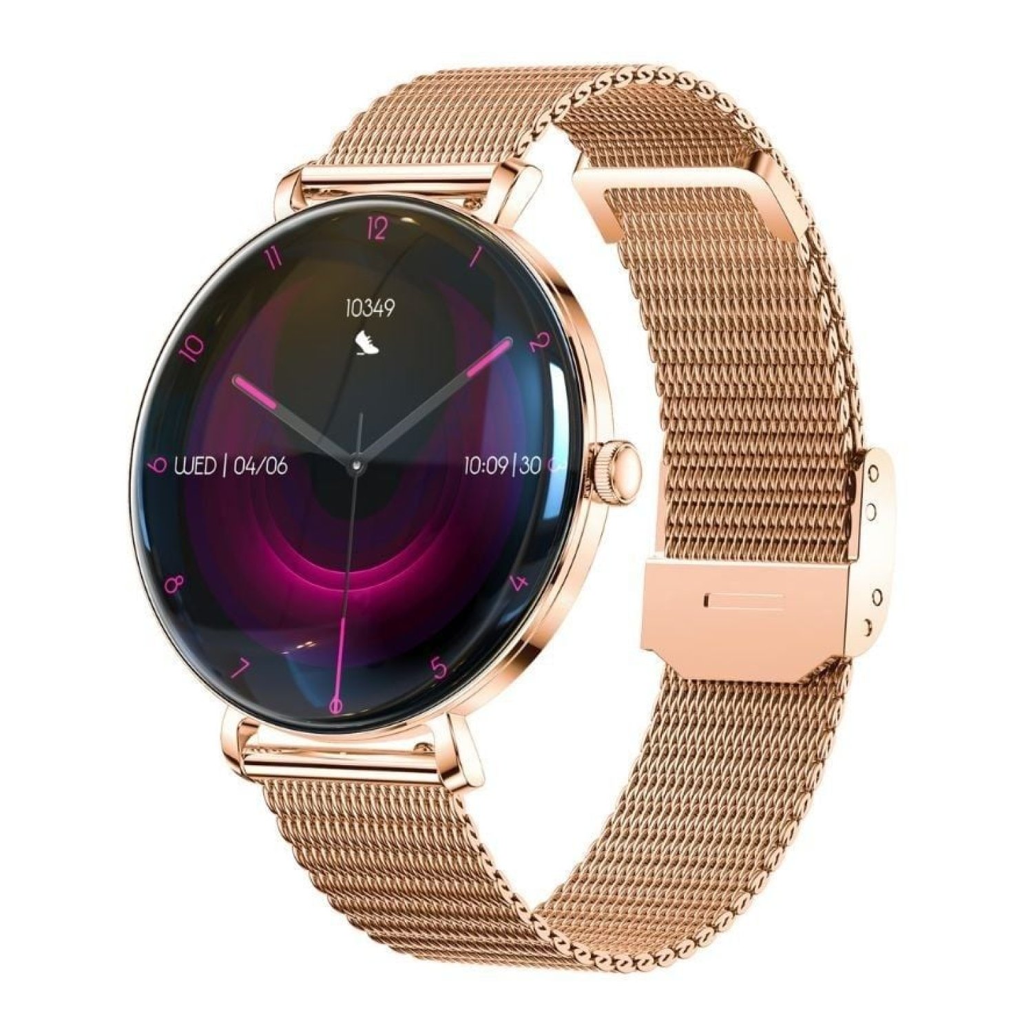 Forever Smartwatch Lucca SB-370 · Oro Rosa · Notificaciones · Frecuencia Cardiaca