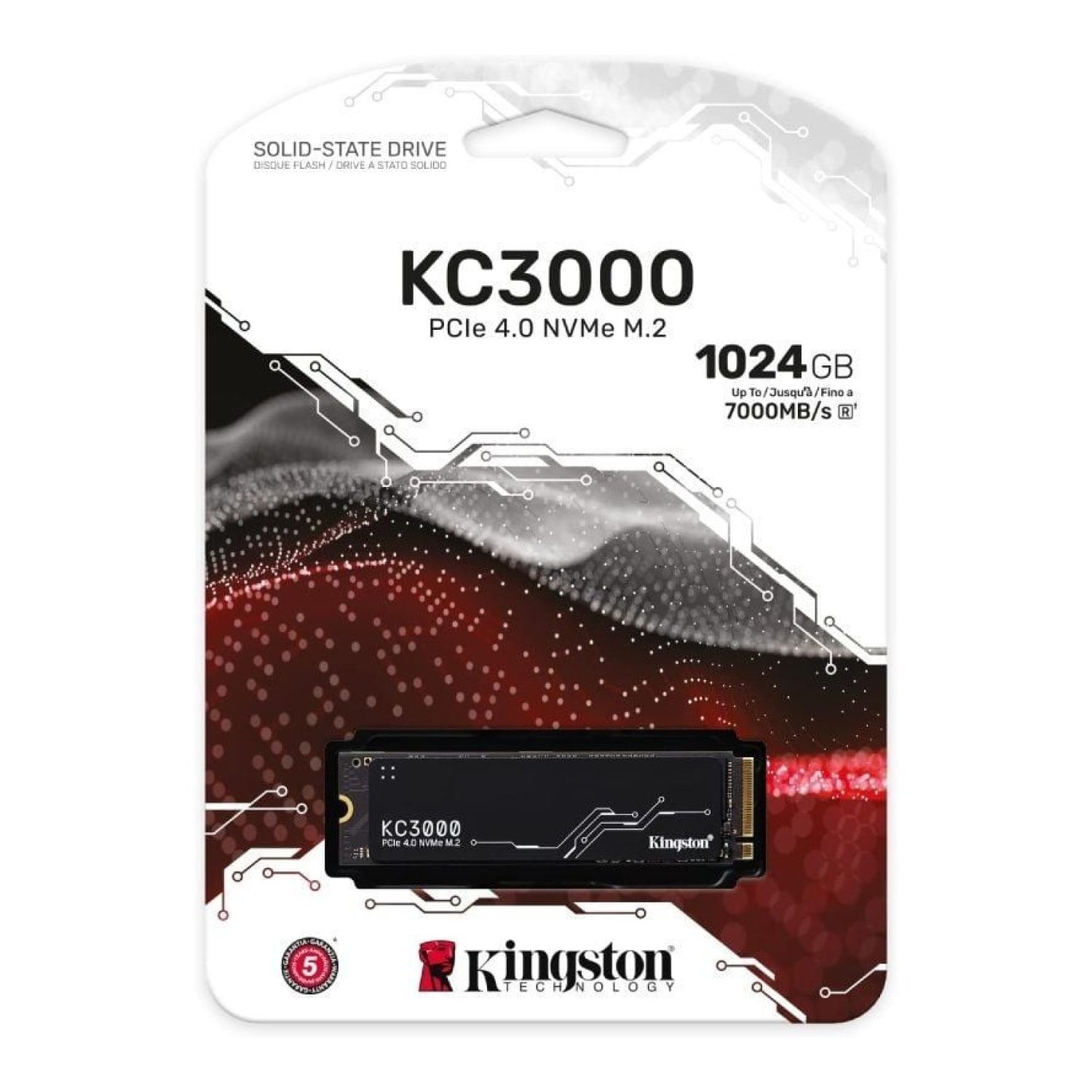 Kingston KC3000 · 1TB · M.2 2280 · PCIe Gen4 · Disipador Térmico