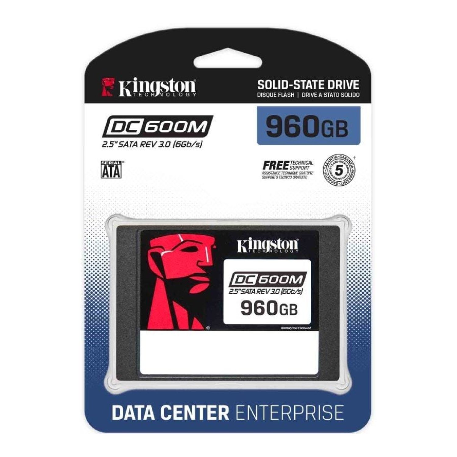 Kingston DC600M · 960GB · SSD SATA III · Almacenamiento de Alto Rendimiento