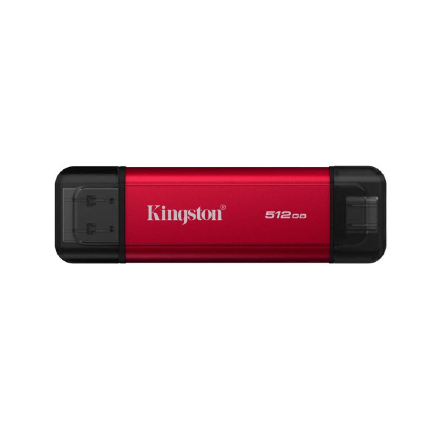 Kingston Dual Portable SSD · 512GB · USB 3.2 Tipo-C · Rojo