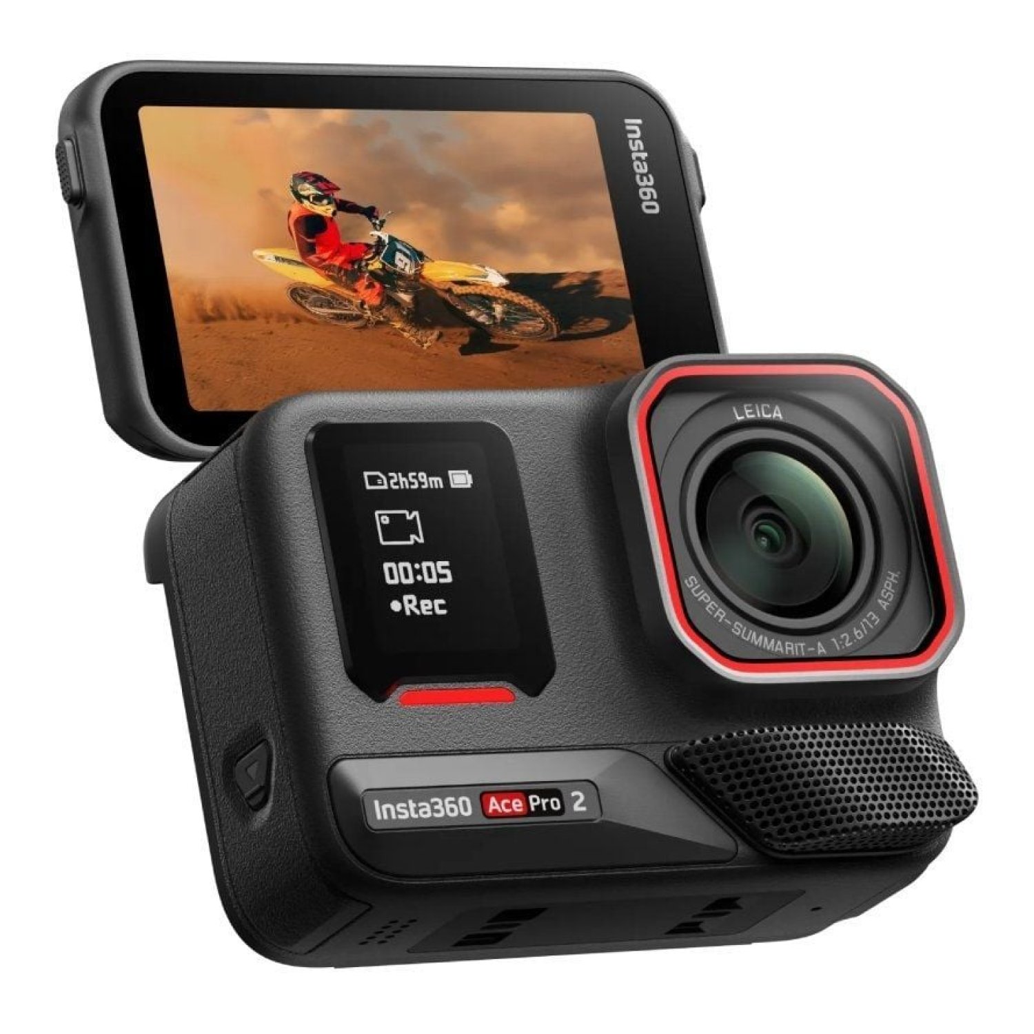 Insta360 Ace Pro · Cámara Deportiva 8K · 180° · Pack 2 Baterías