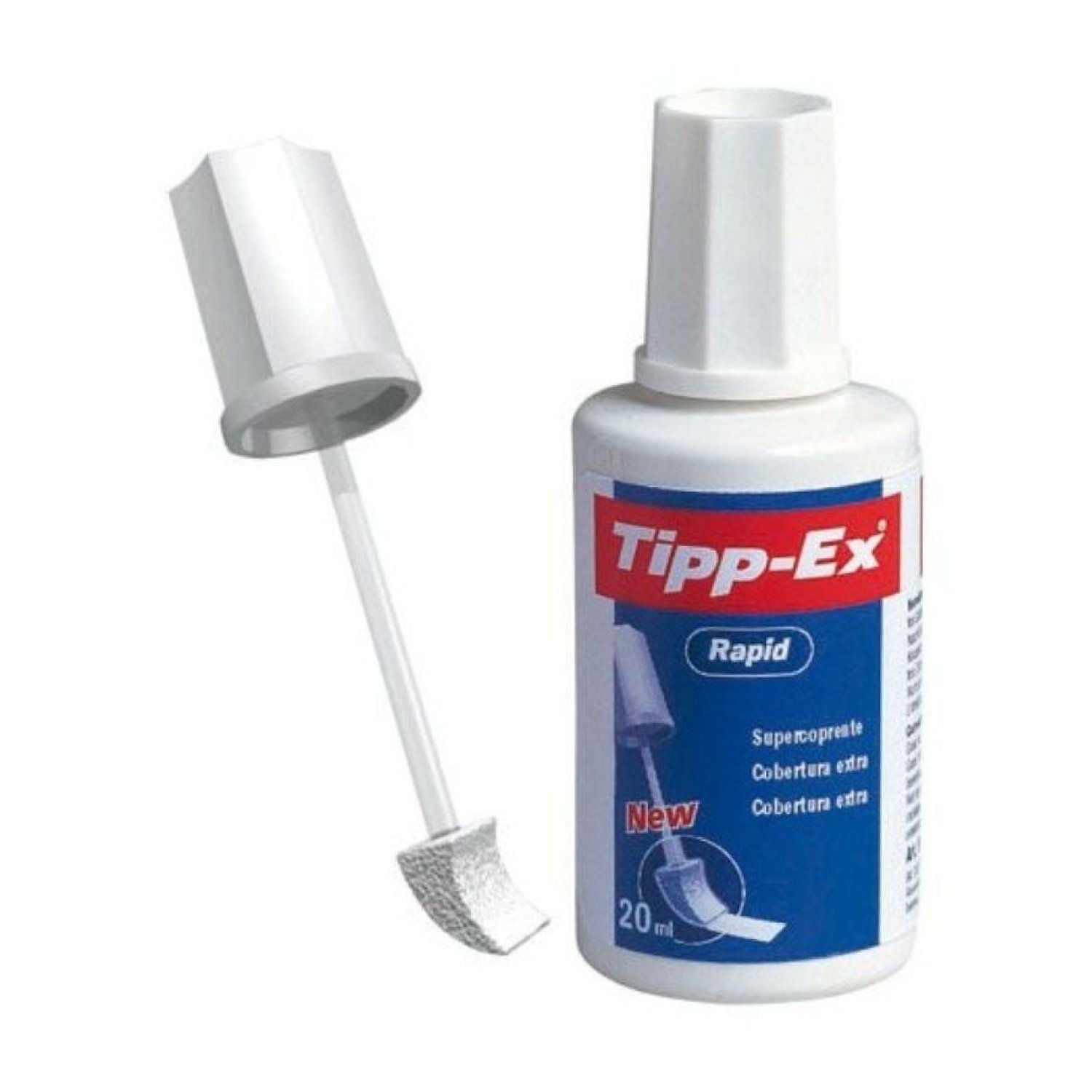 BIC Tipp-Ex Rapid Fluid · Corrector Líquido · 20ml · Pack 10 Unidades