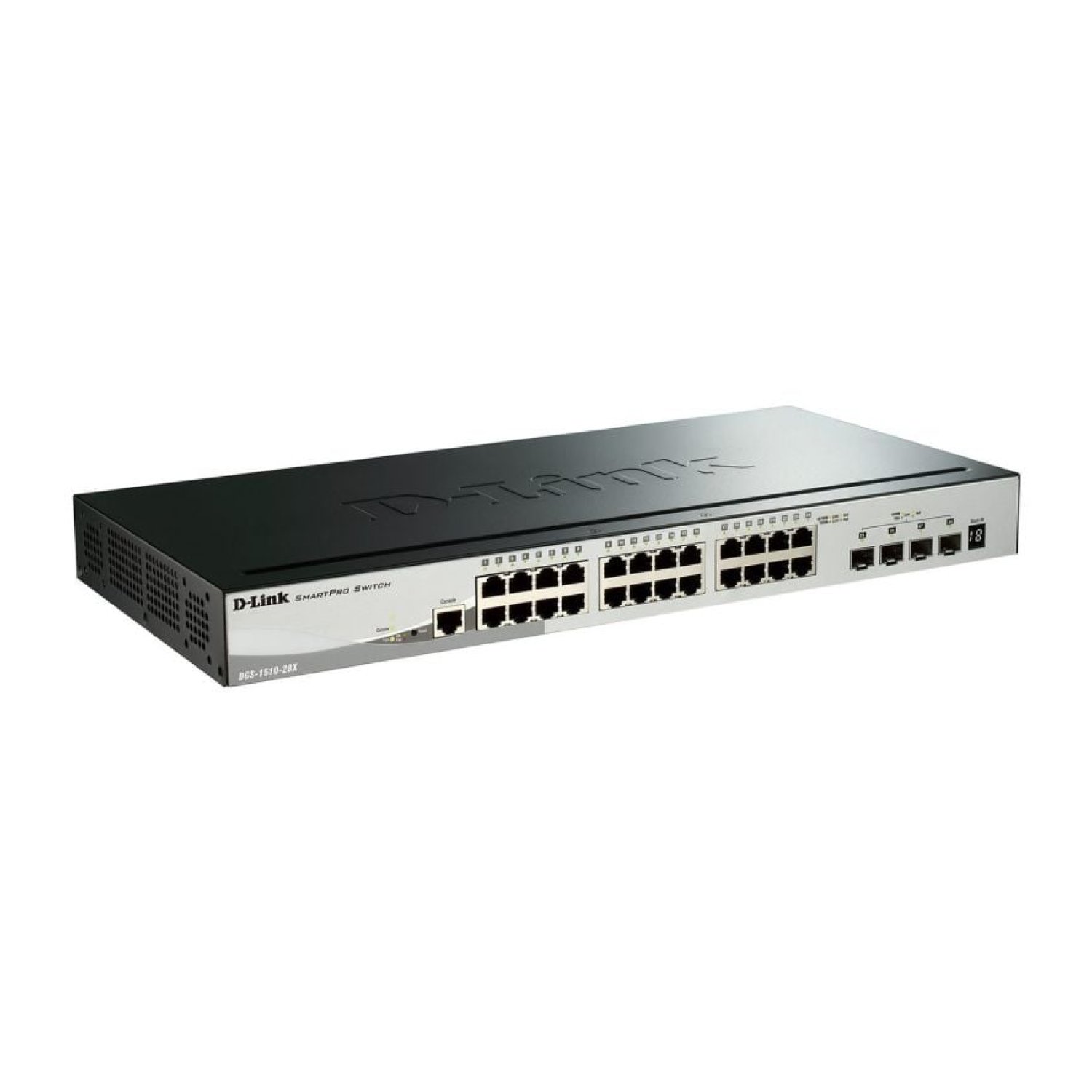 D-Link SmartPro DGS-1510-28X · Switch 28 Puertos · Gigabit RJ-45 · 4 SFP