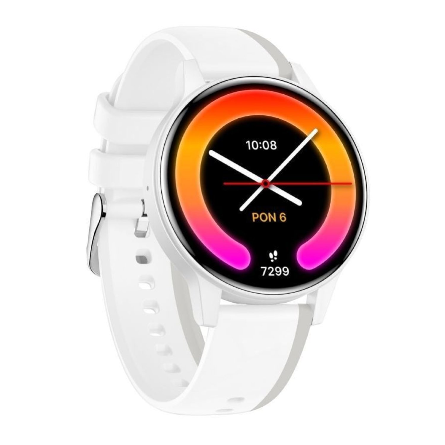 Forever Smartwatch iGo Watch 4 · Notificaciones · Frecuencia Cardíaca · Blanco