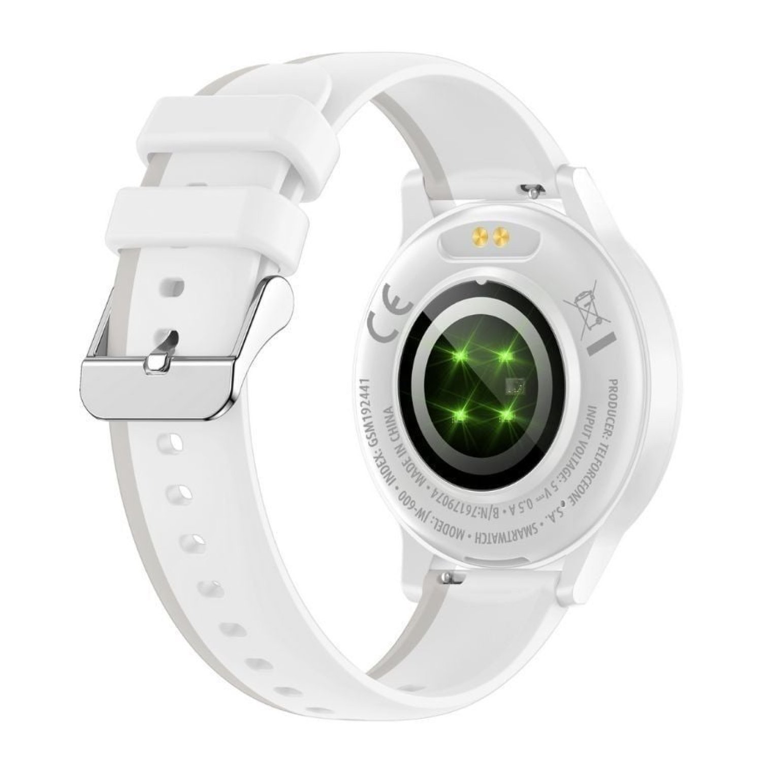 Forever Smartwatch iGo Watch 4 · Notificaciones · Frecuencia Cardíaca · Blanco