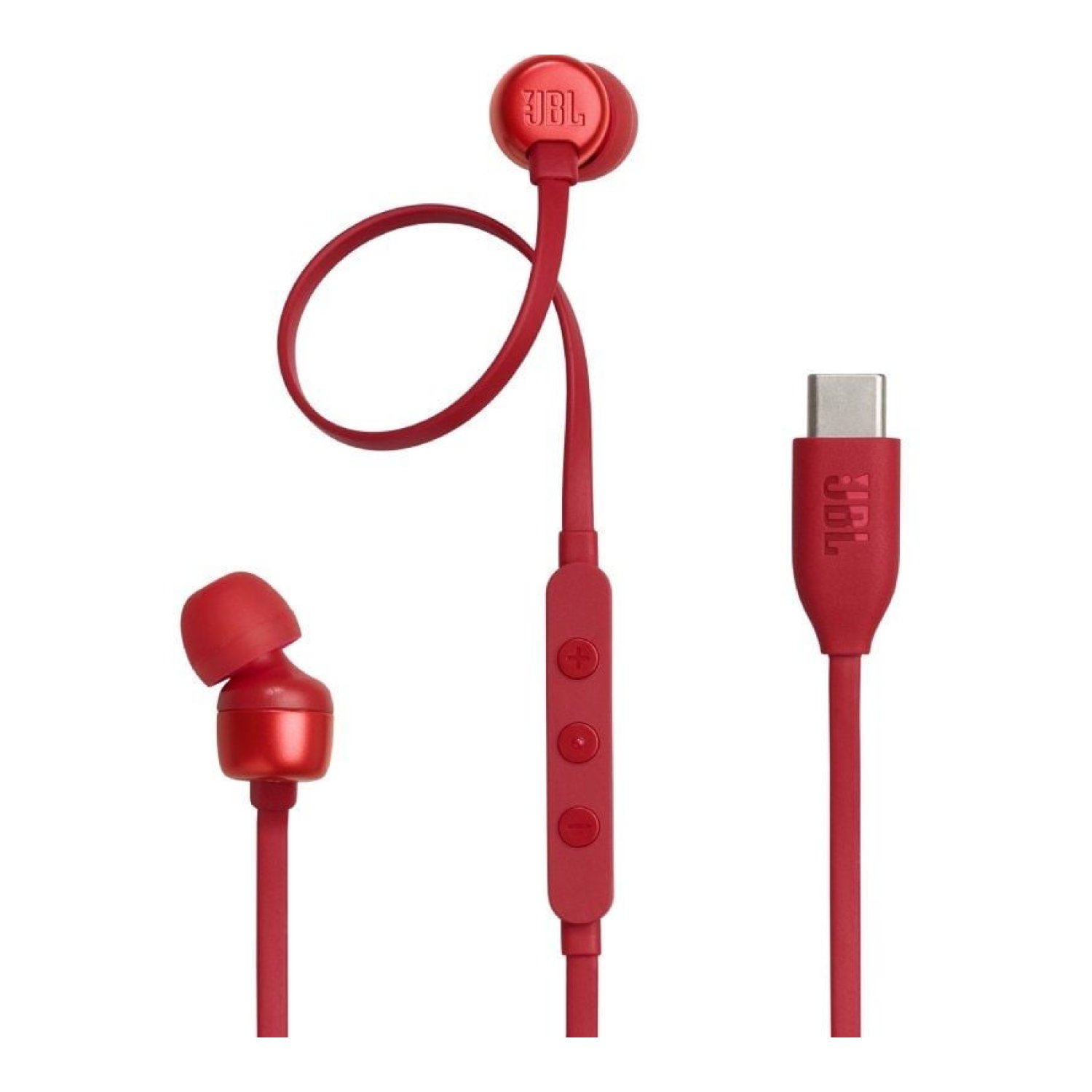 JBL Tune 310C · Auriculares Intrauditivos · Micrófono · Rojos
