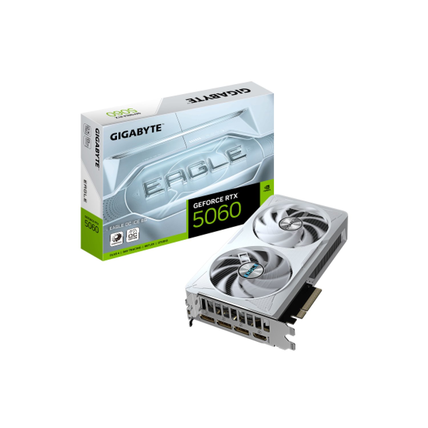 Gigabyte GeForce RTX 5060 Eagle OC ICE · 8GB GDDR7 · Refrigeración Avanzada