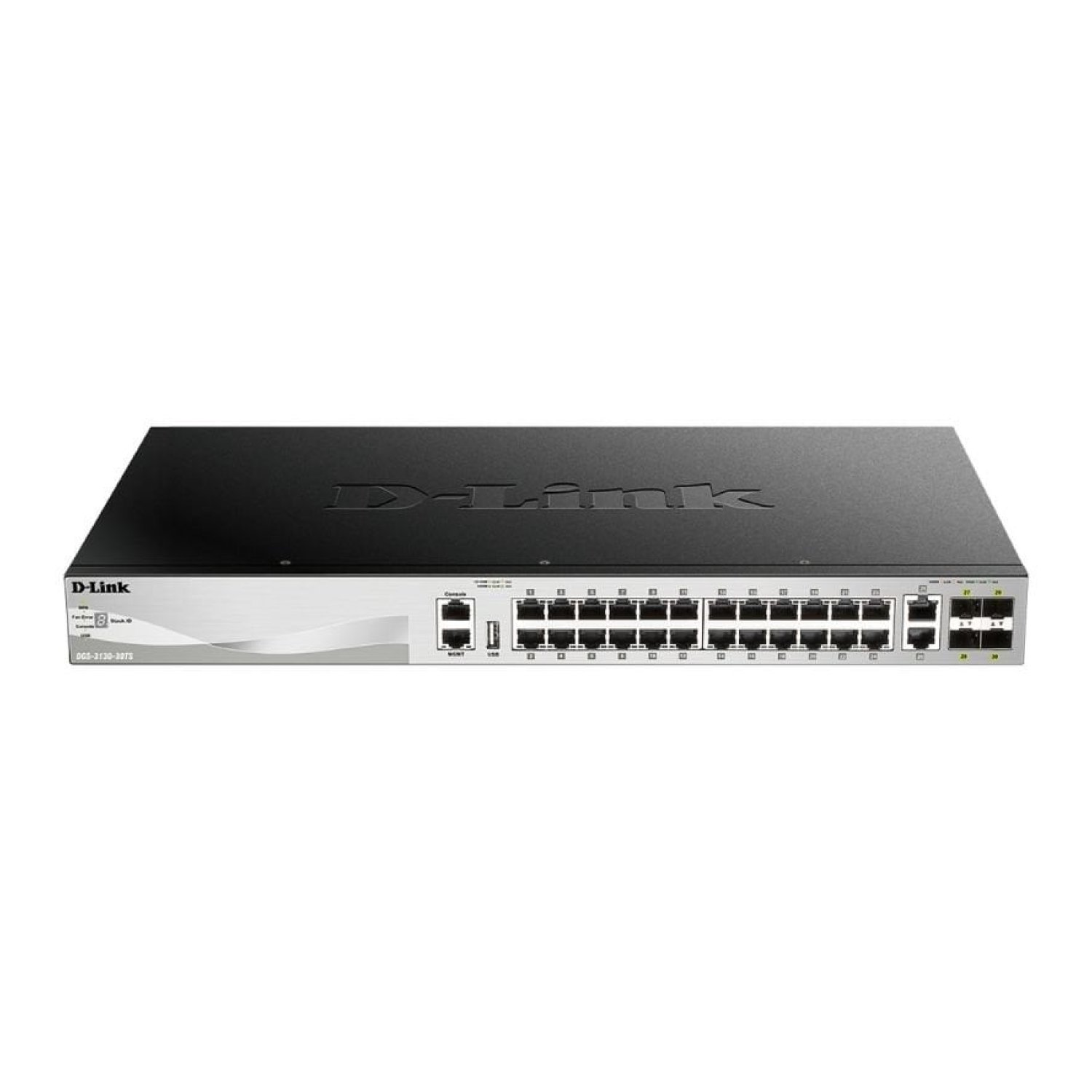 D-Link DGS-3130-30TS · Switch Gestionable · 24 Puertos Gigabit · SFP
