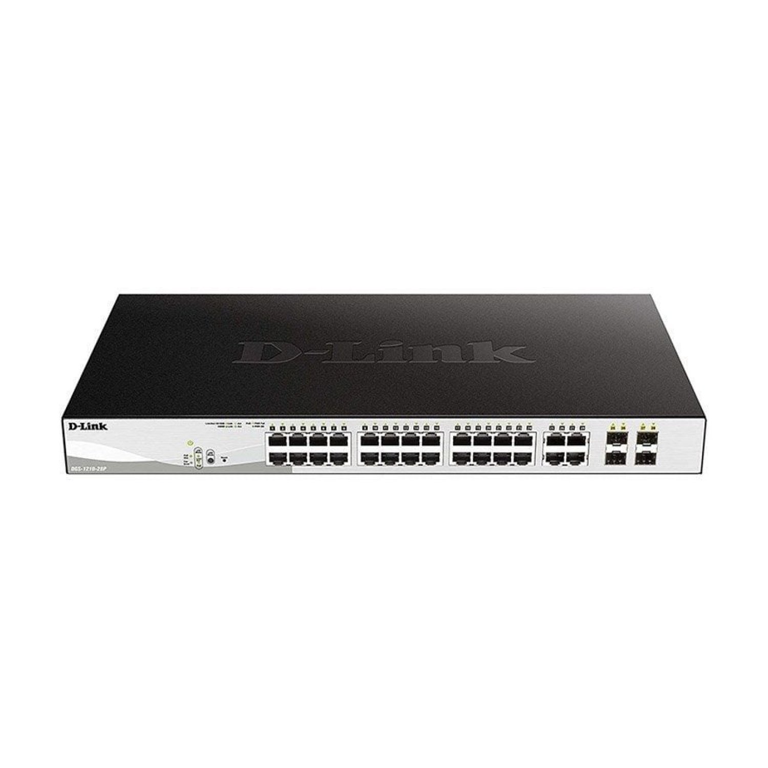 D-Link DGS-1210-28P · Switch 28 Puertos · Gigabit · PoE · SFP