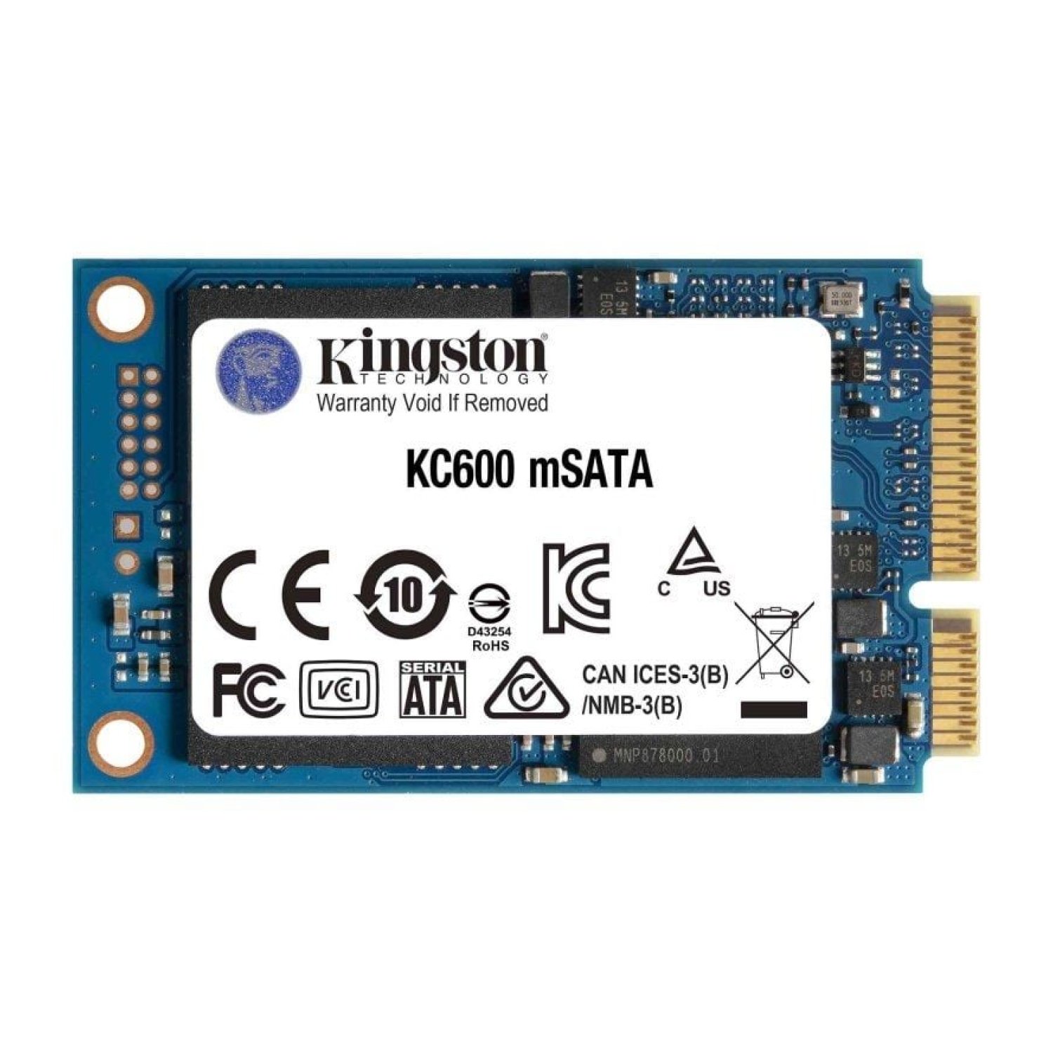 Kingston KC600 · SSD mSATA · 1TB · Full Capacity