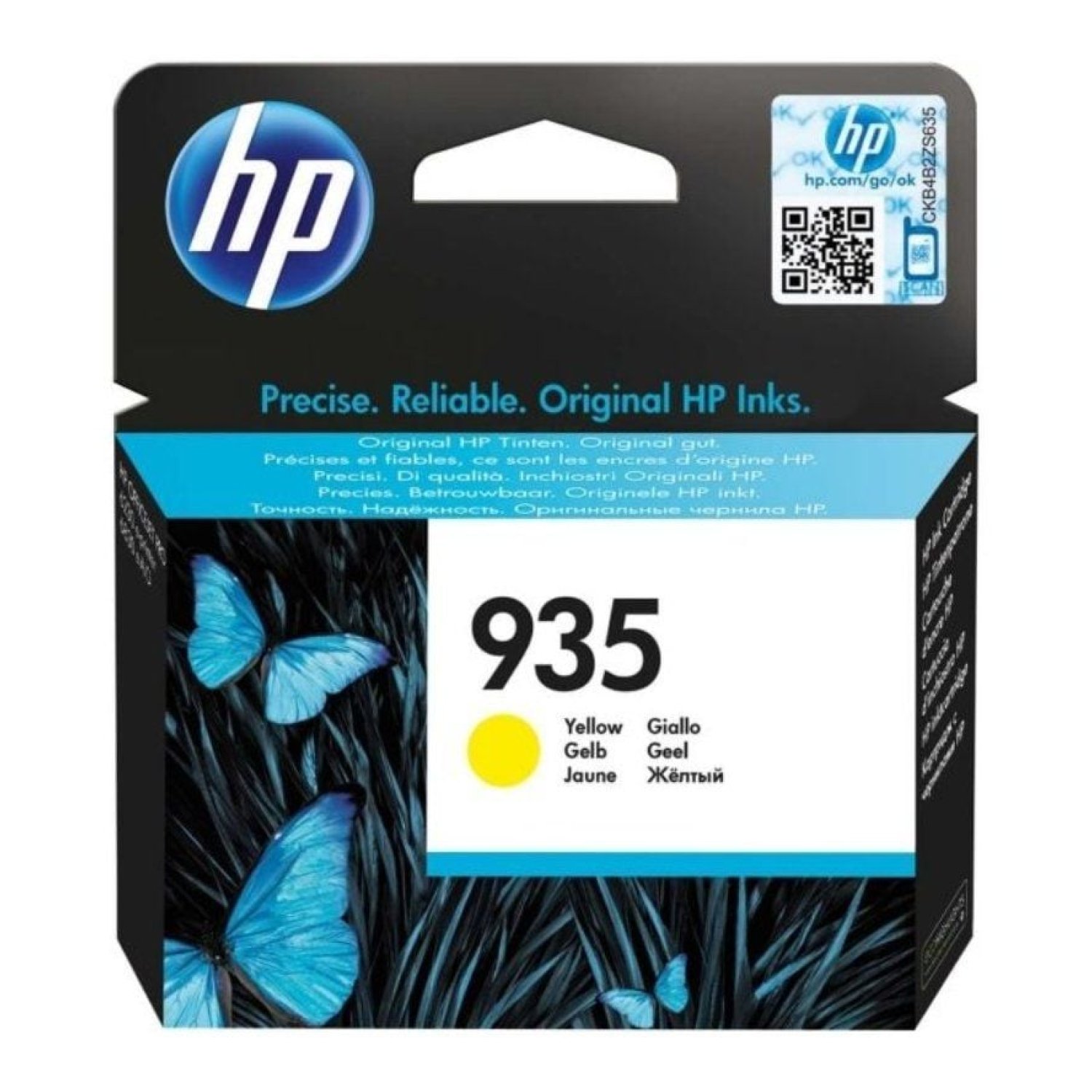 HP Cartucho Tinta Original nº935 · Amarillo
