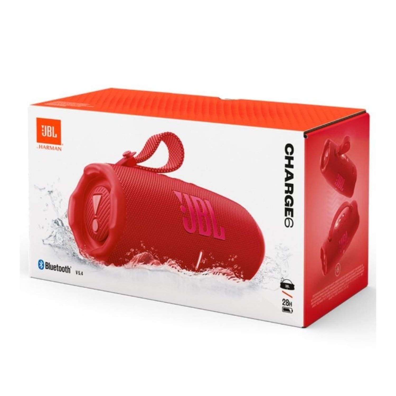 JBL Charge 6 · Altavoz Bluetooth · 45W · Rojo