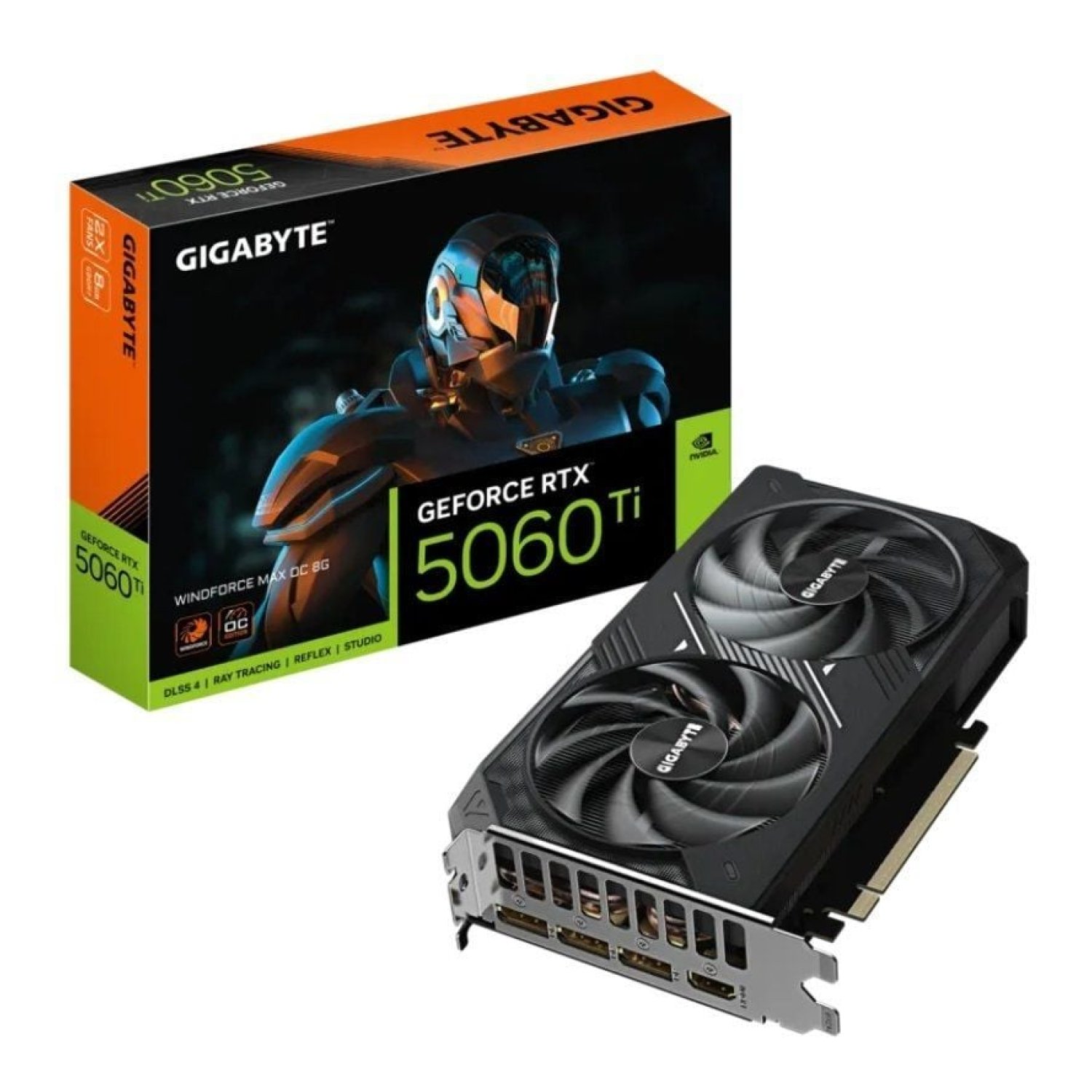 Gigabyte GeForce RTX 5060 Ti WindForce Max OC · 8GB GDDR7