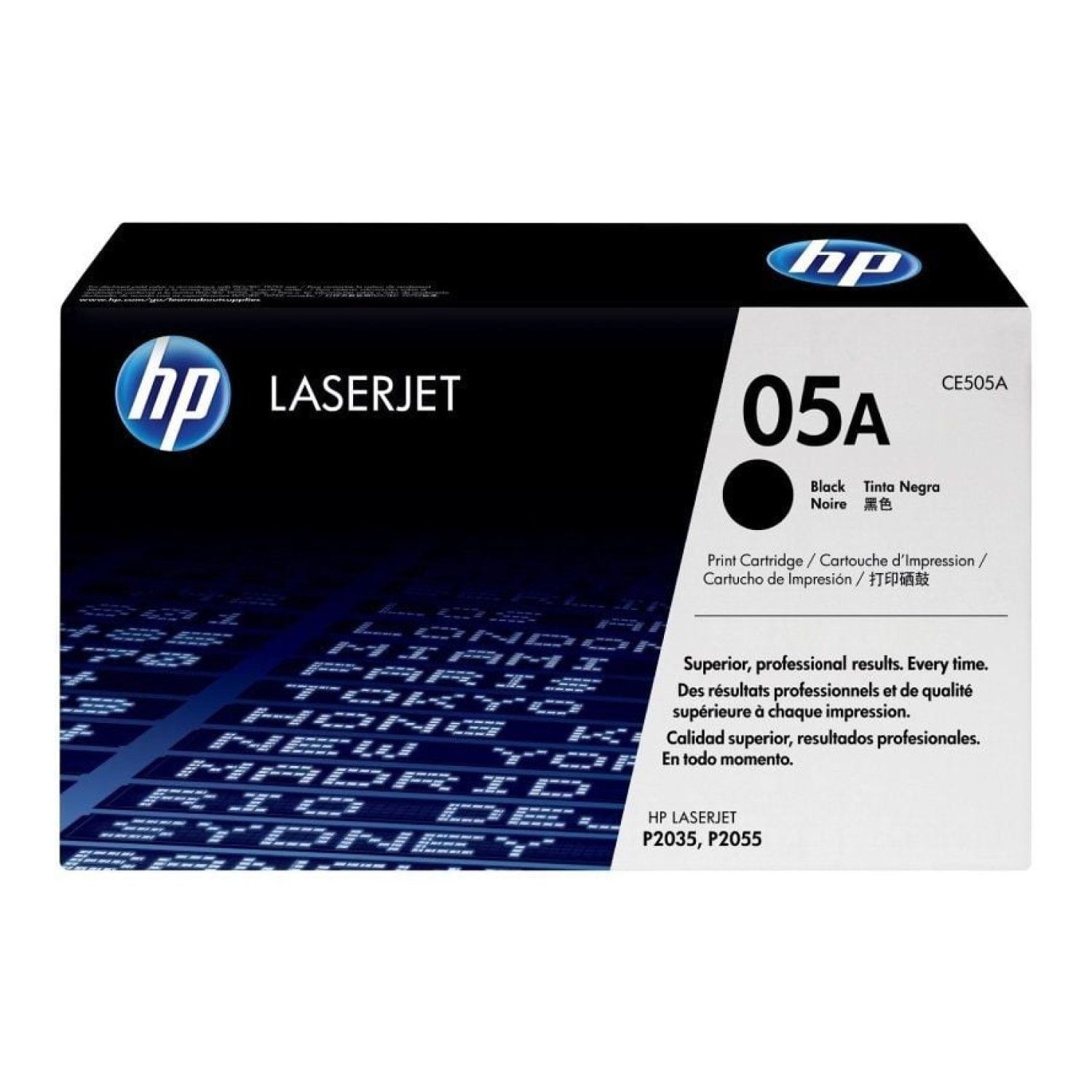HP Tóner Original nº05A · Negro · Alto Rendimiento