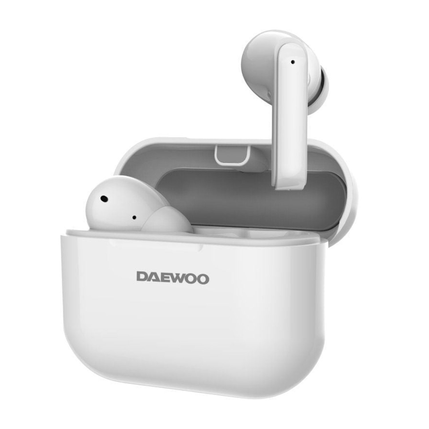 Daewoo DW2005 · Auriculares Bluetooth · Estuche de Carga · 6h Autonomía · Blancos