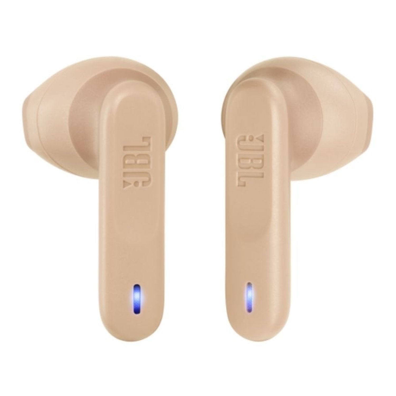 JBL Vibe Flex · Auriculares Bluetooth · 8h Autonomía · Estuche Carga · Beige