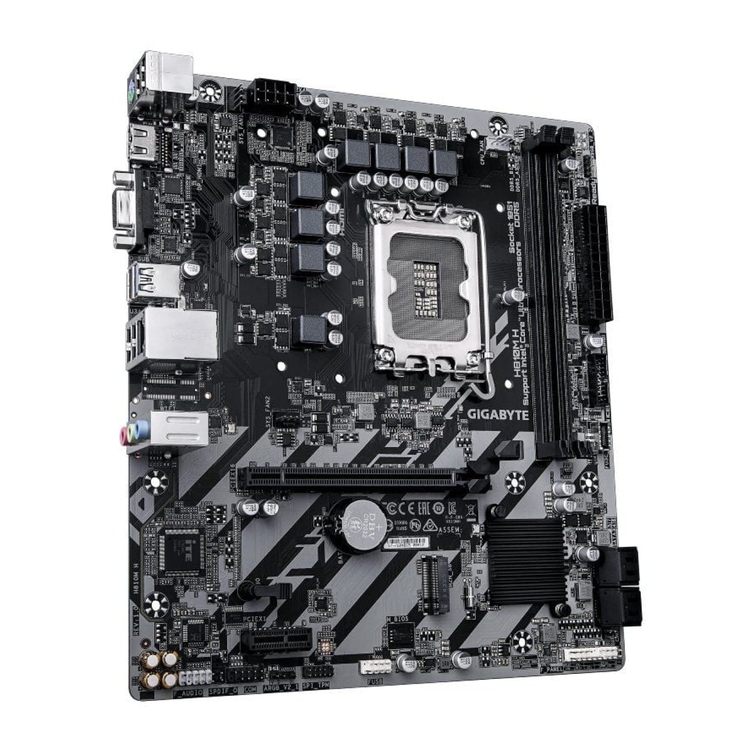 Gigabyte H810M-H · Socket LGA1851 · DDR5 · PCIe 4.0 · Micro ATX